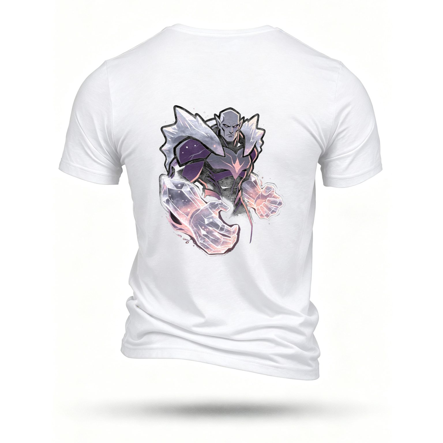 White T-shirt, back print