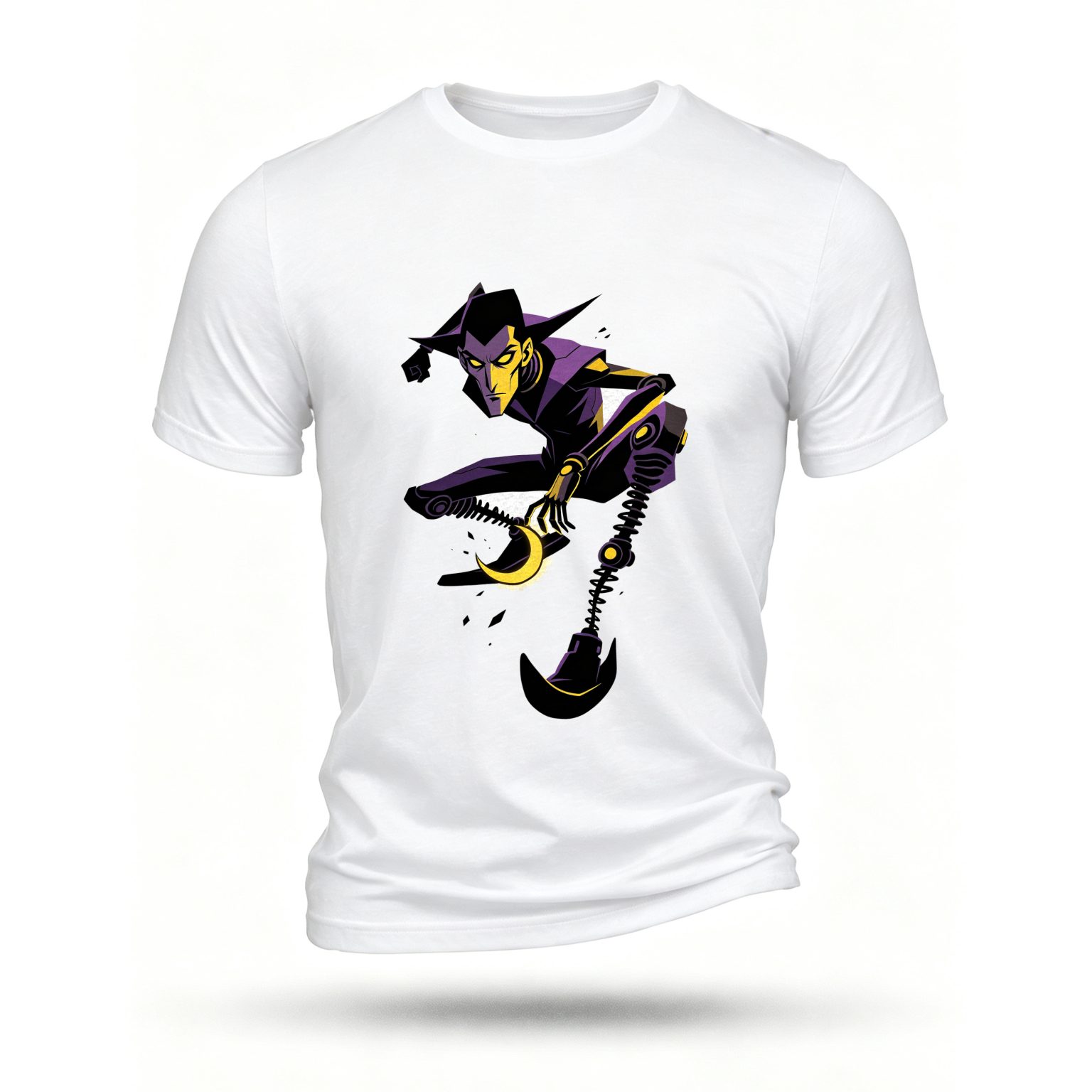 White T-shirt, front print