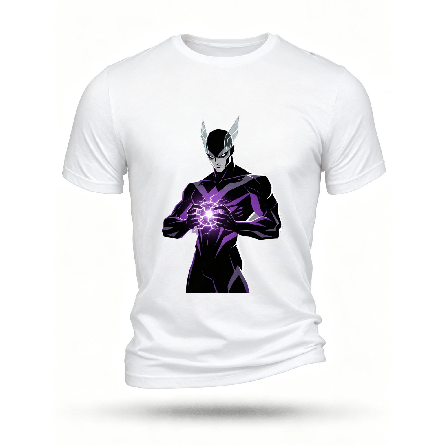 White T-shirt, front print
