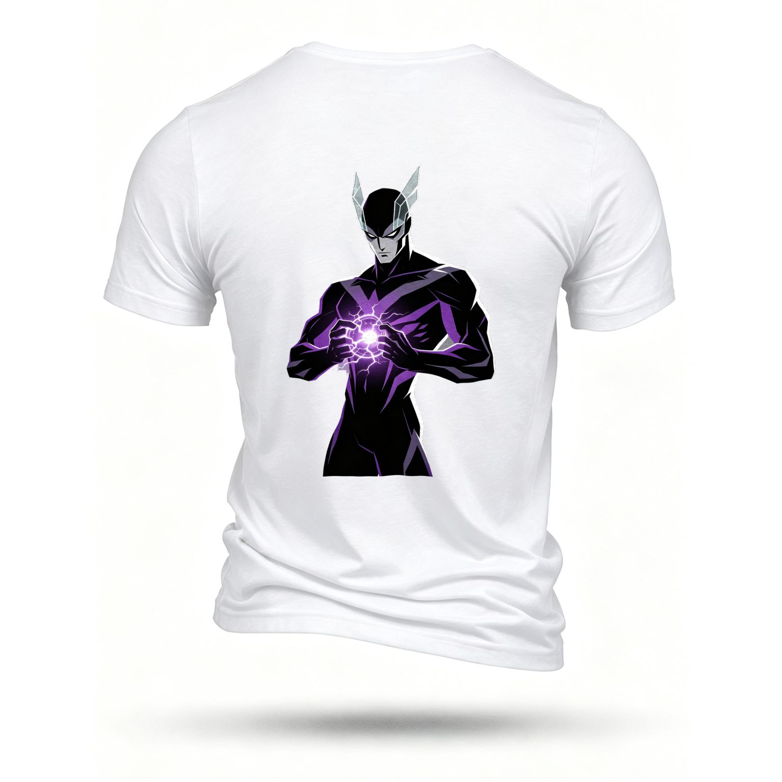 White T-shirt, back print
