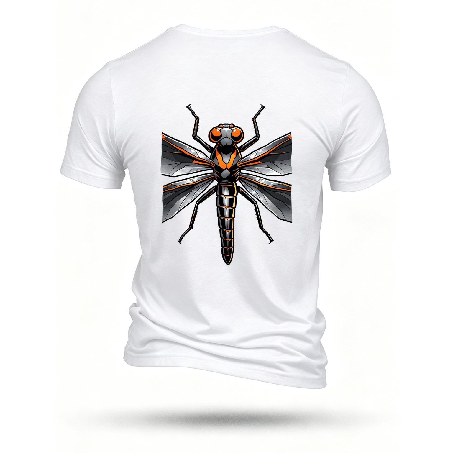 White T-shirt, back print