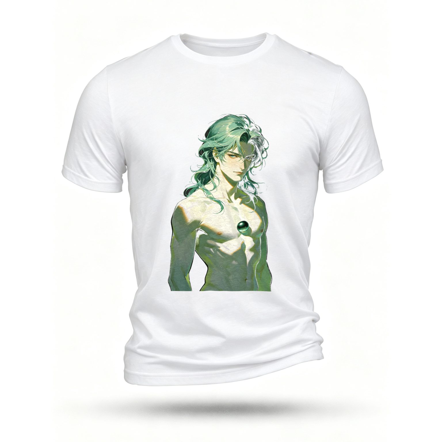 White T-shirt, front print