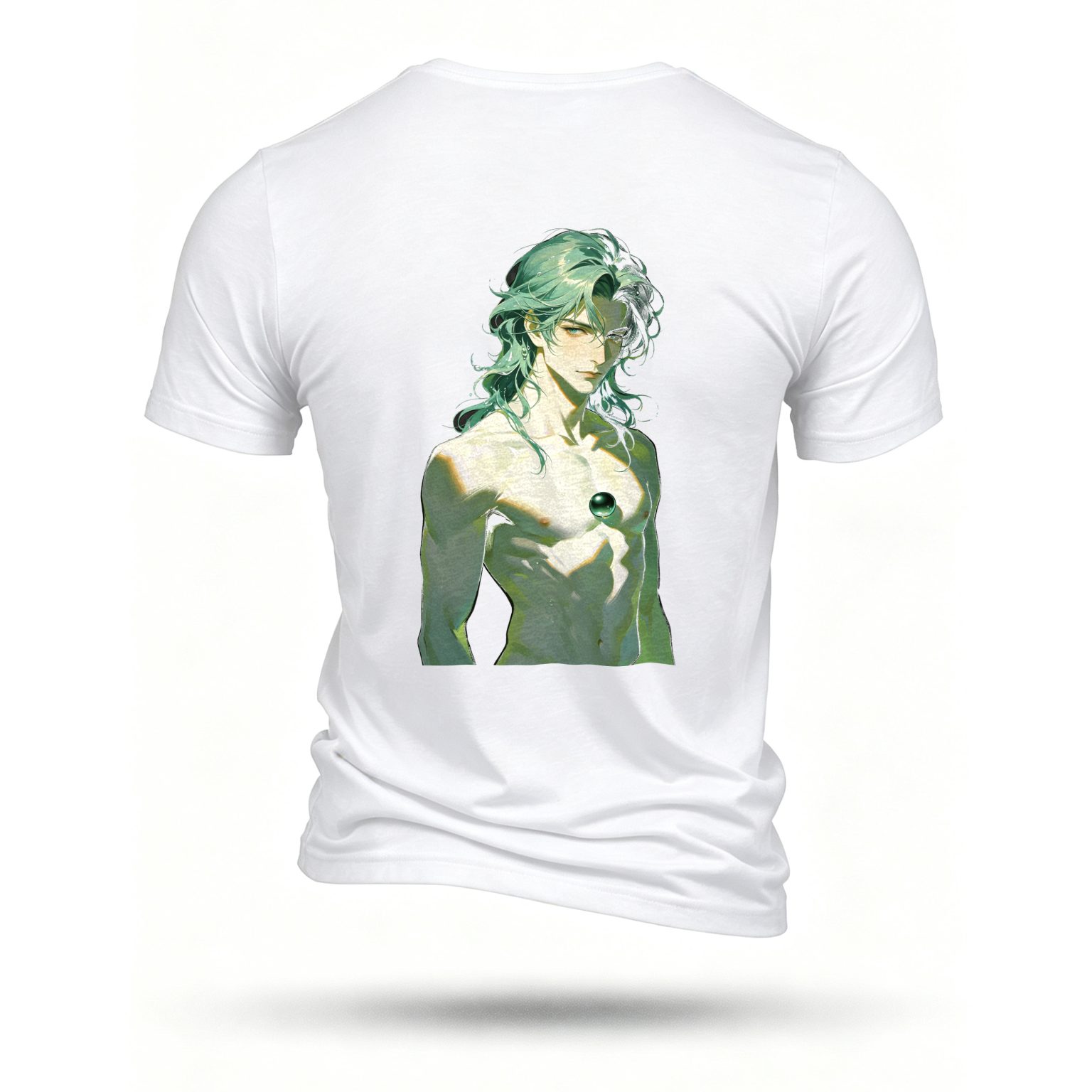 White T-shirt, back print