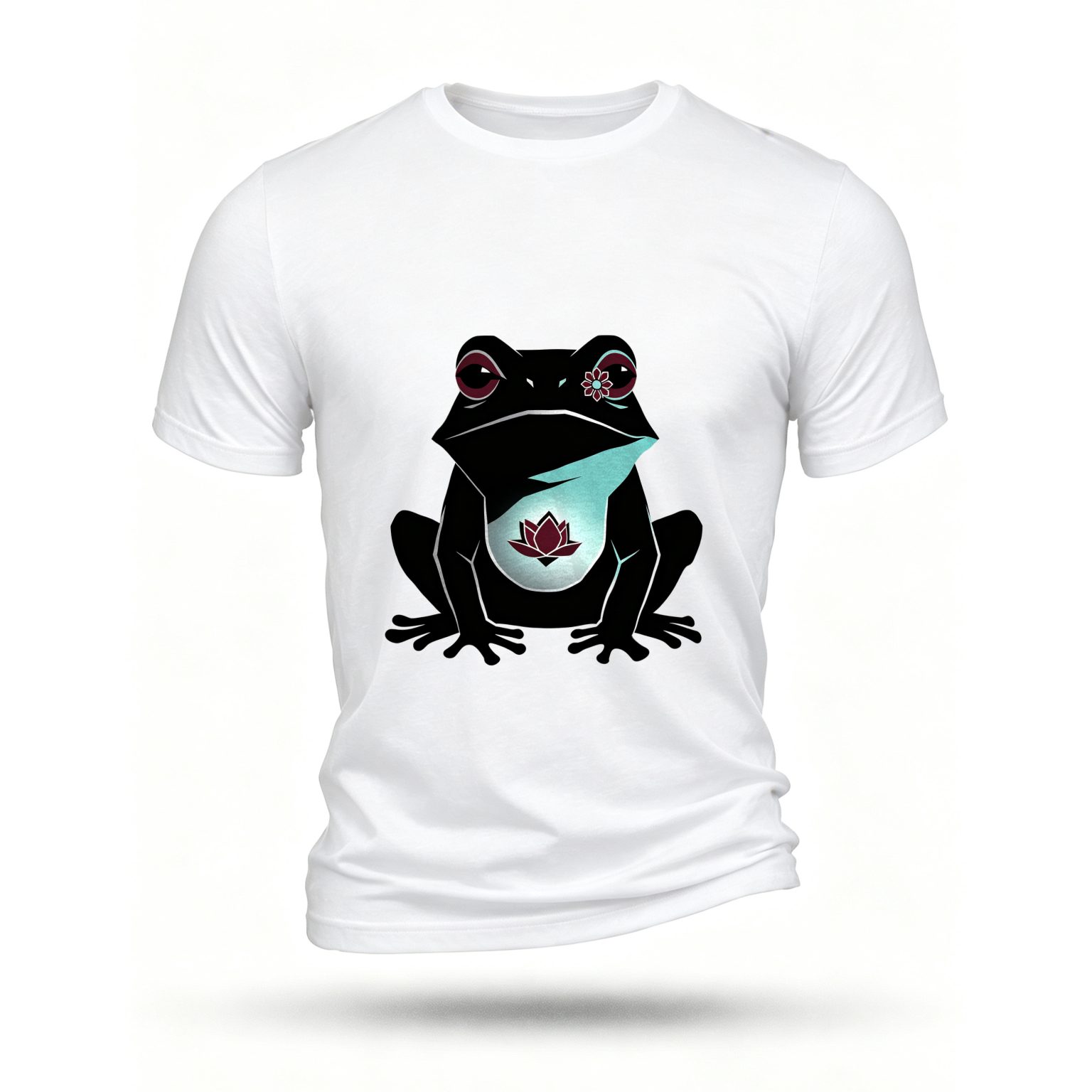White T-shirt, front print