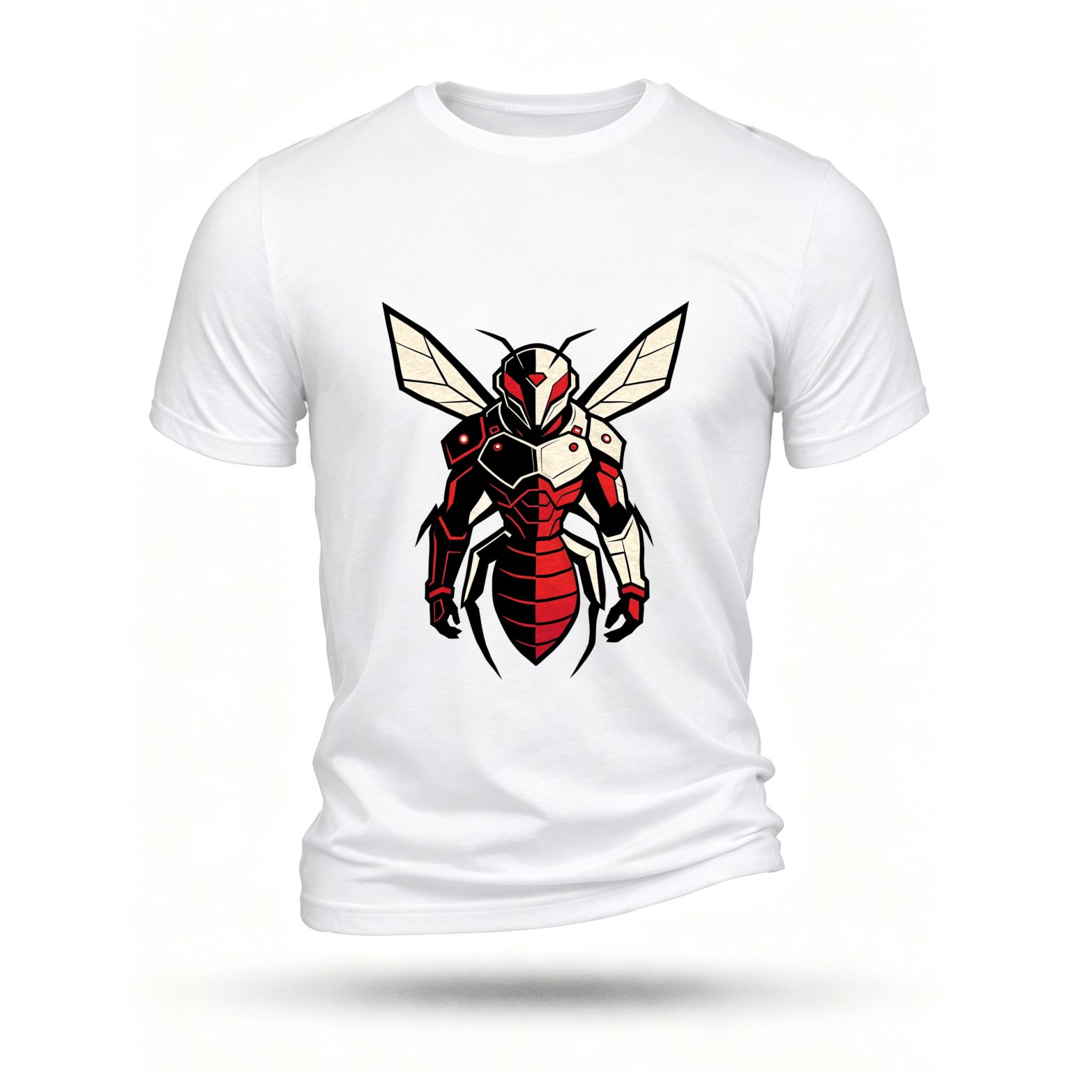 White T-shirt, front print