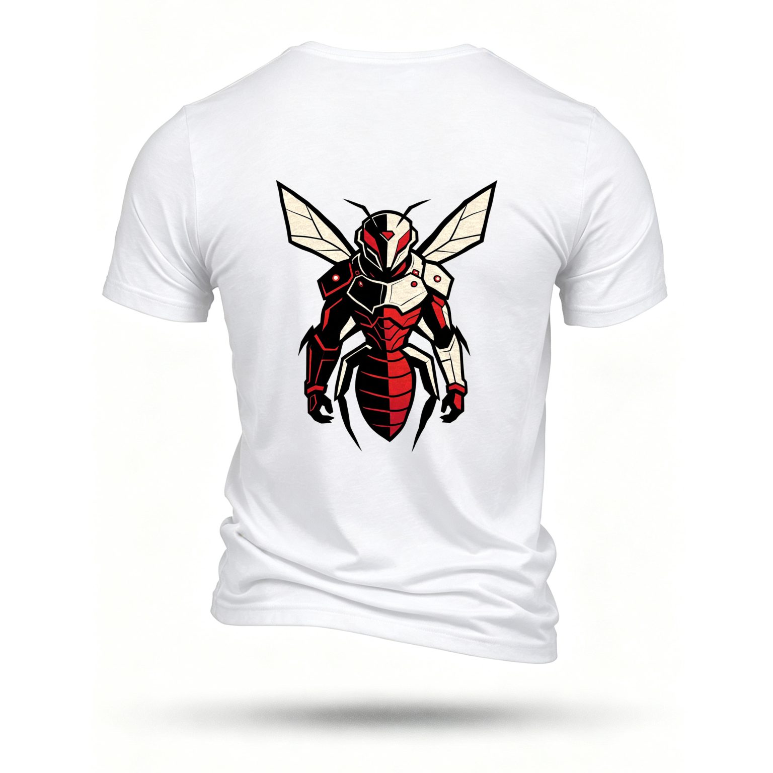 White T-shirt, back print