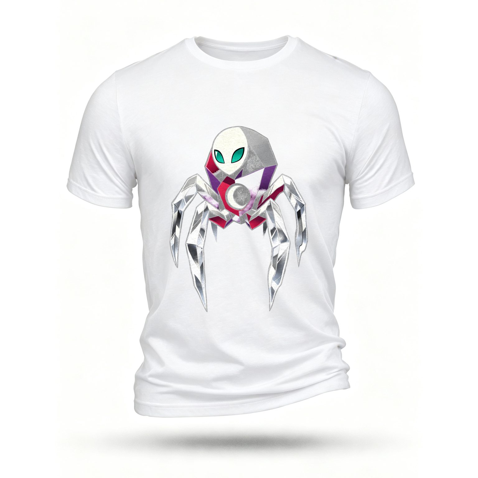 White T-shirt, front print
