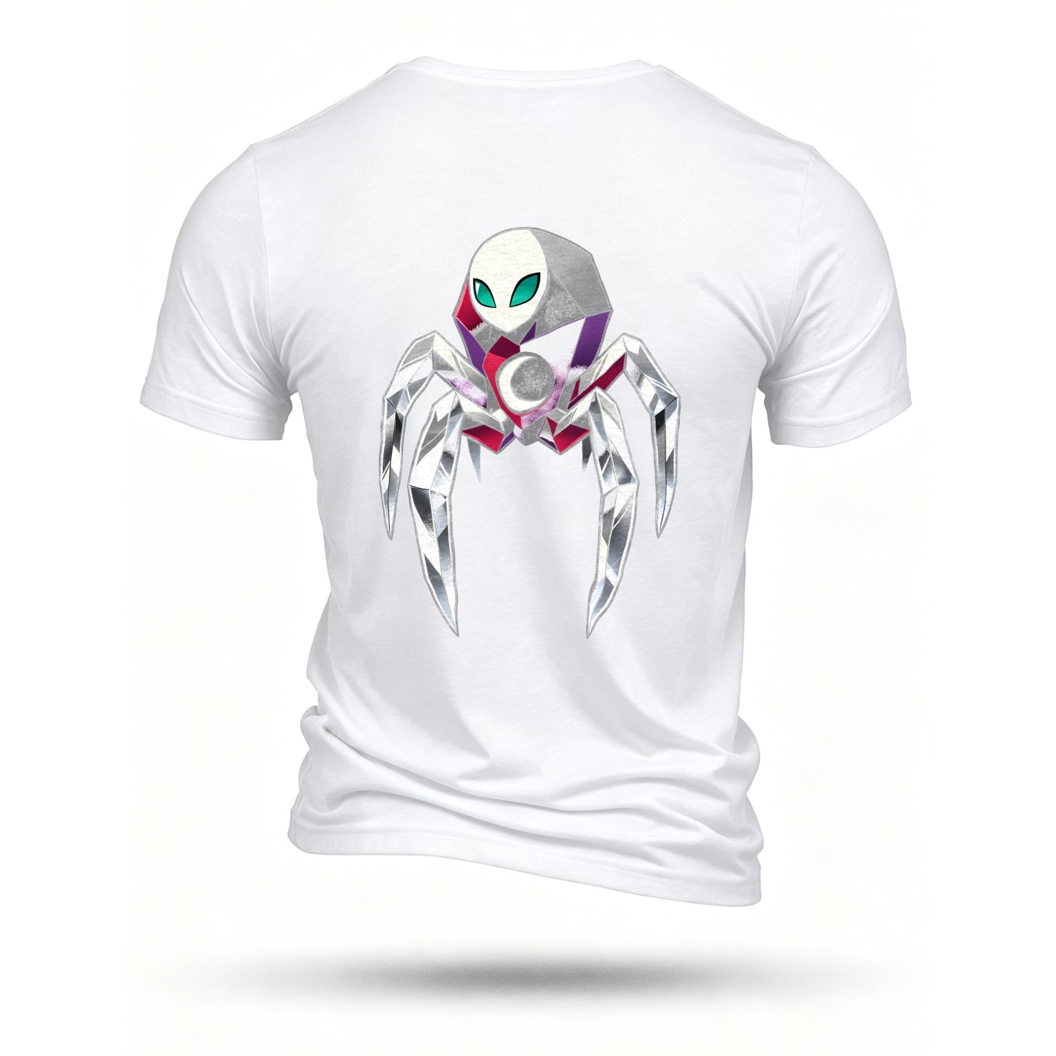 White T-shirt, back print
