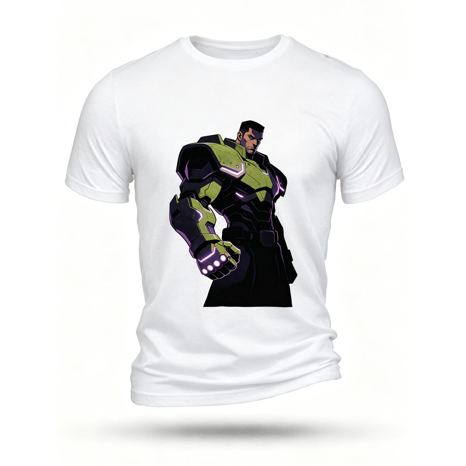 White T-shirt, front print