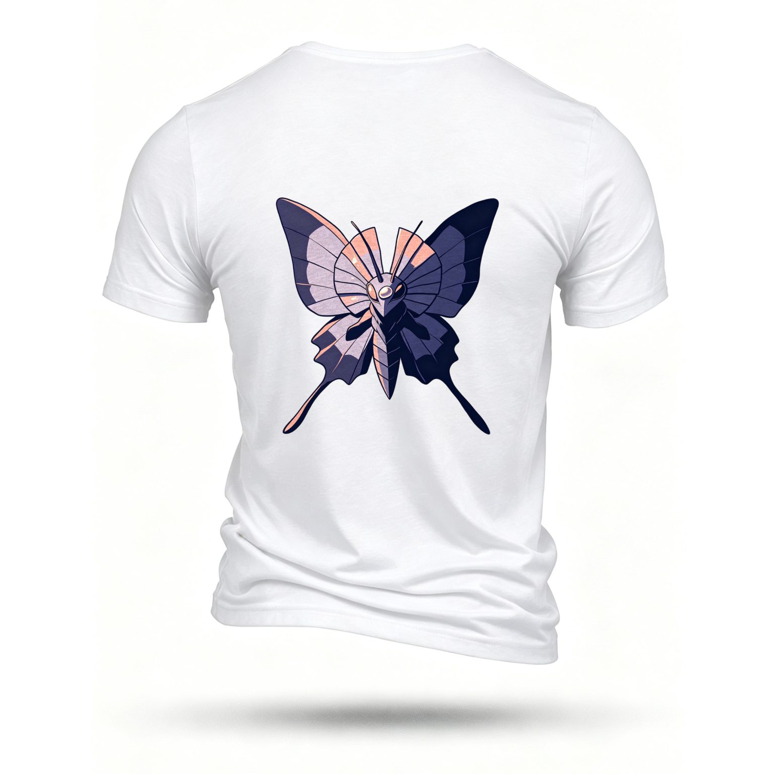 White T-shirt, back print