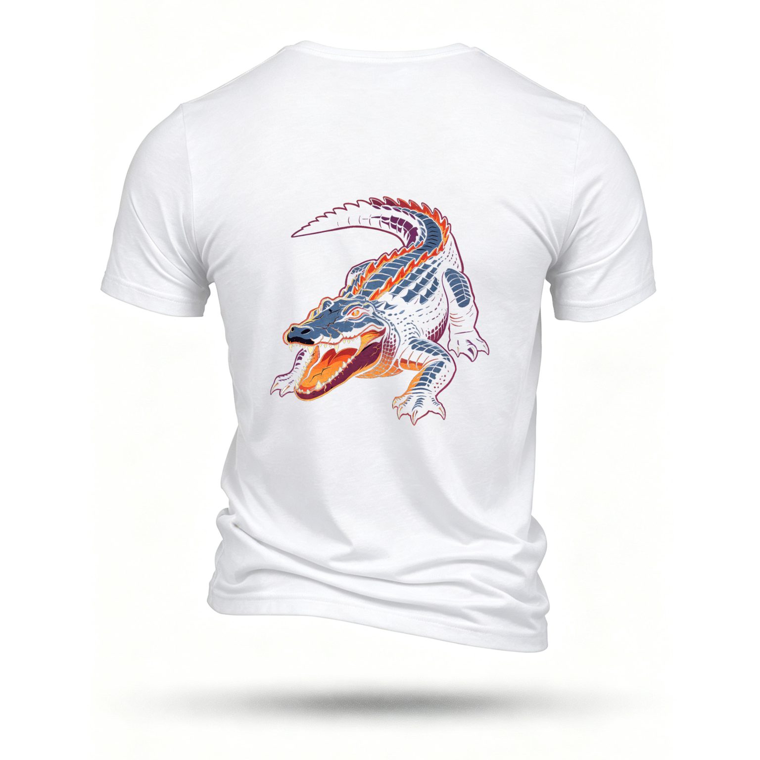 White T-shirt, back print