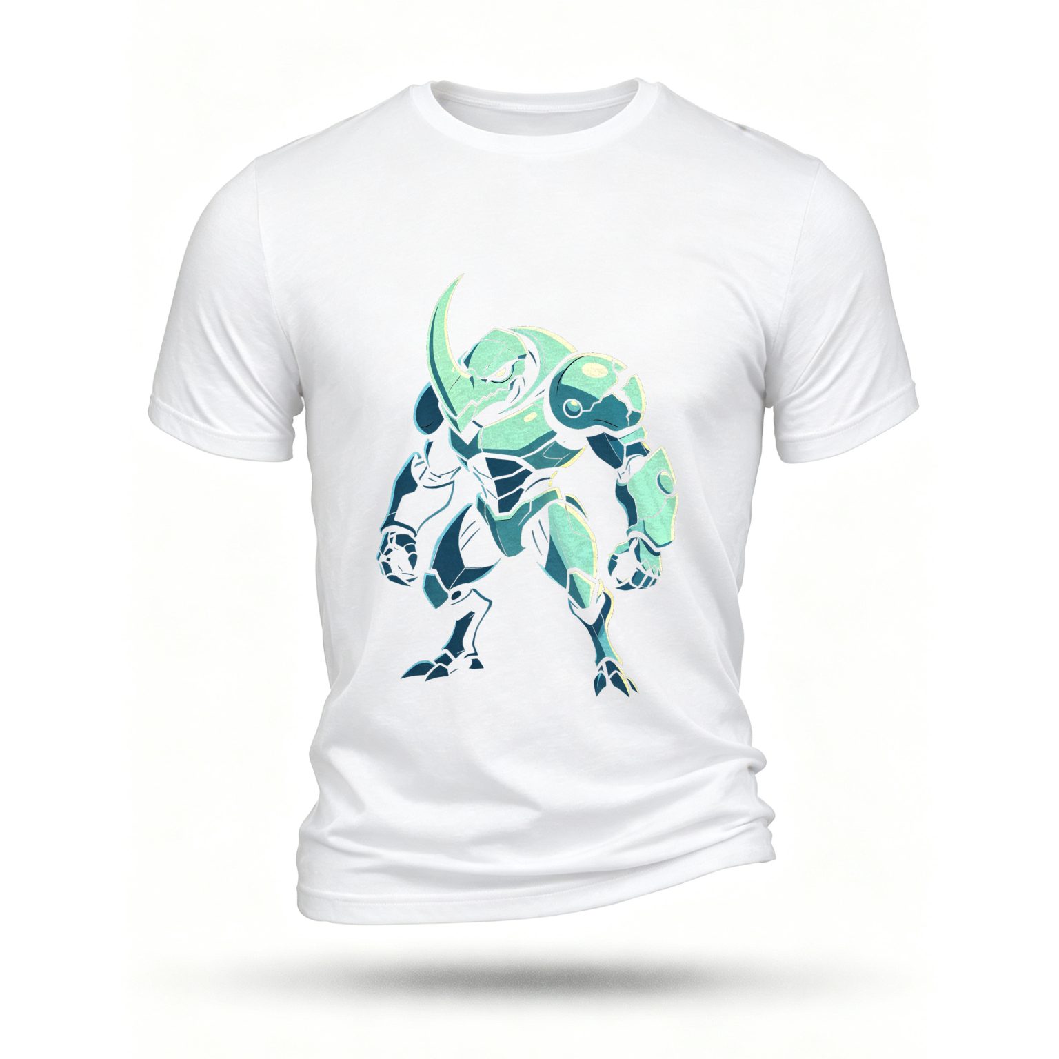 White T-shirt, front print