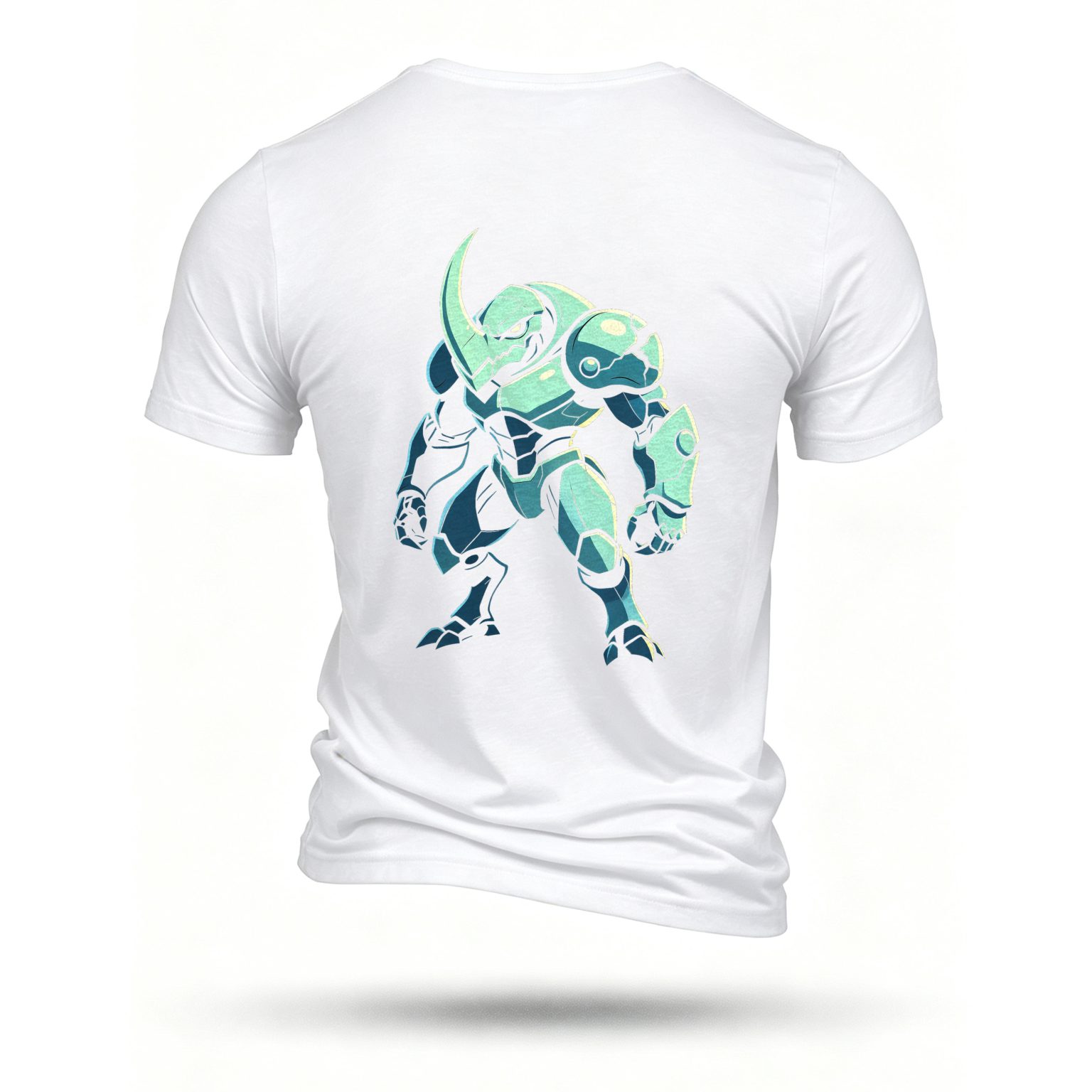 White T-shirt, back print