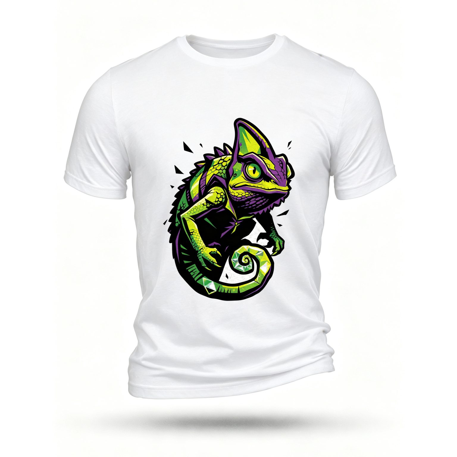 White T-shirt, front print