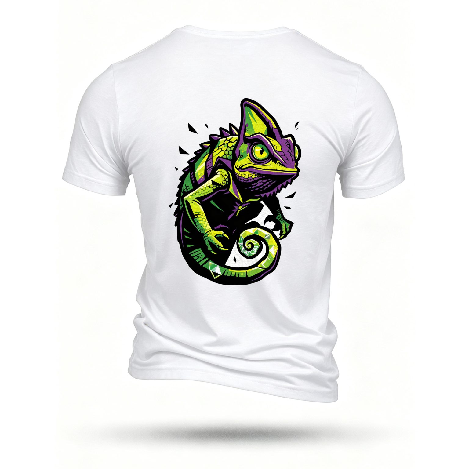 White T-shirt, back print