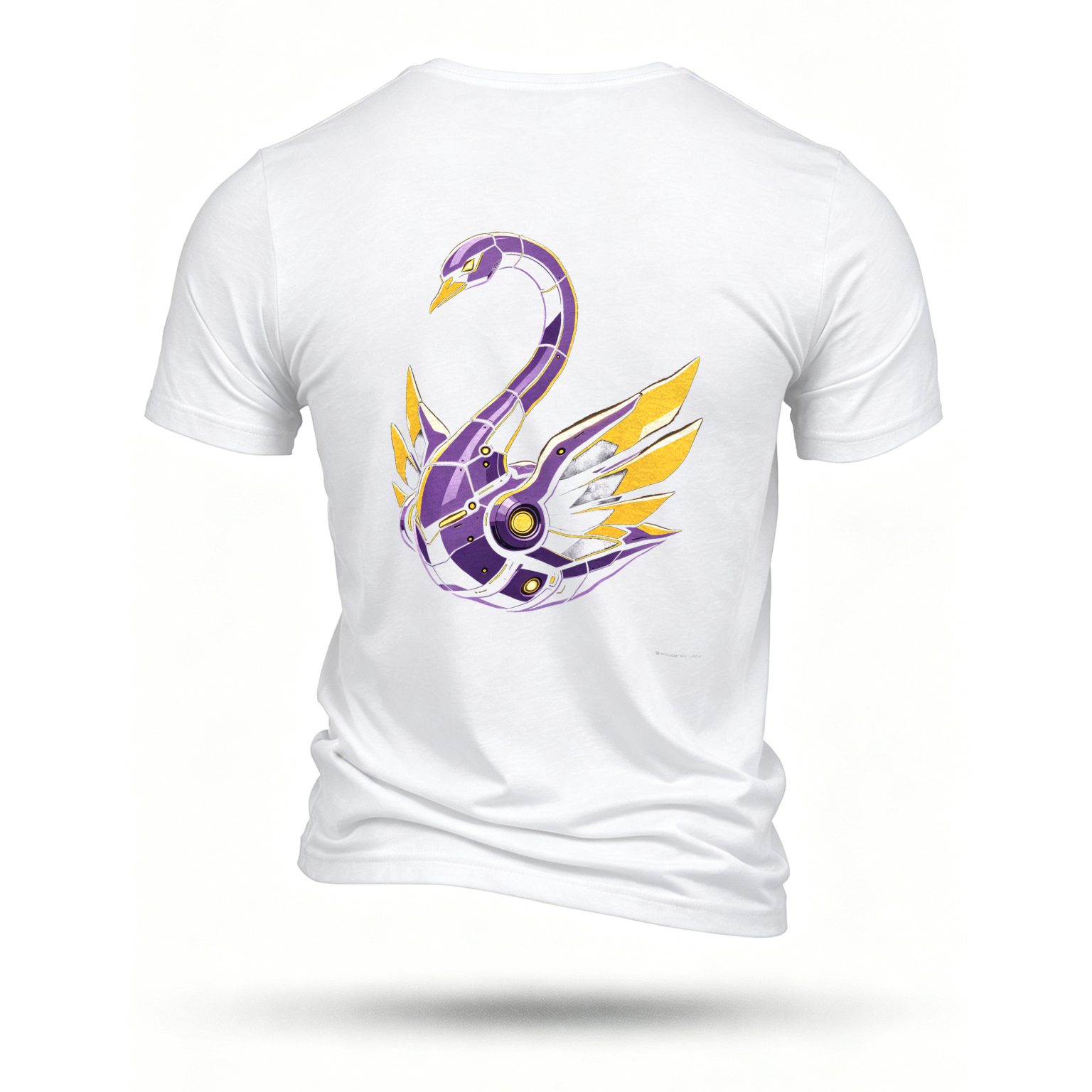 White T-shirt, back print