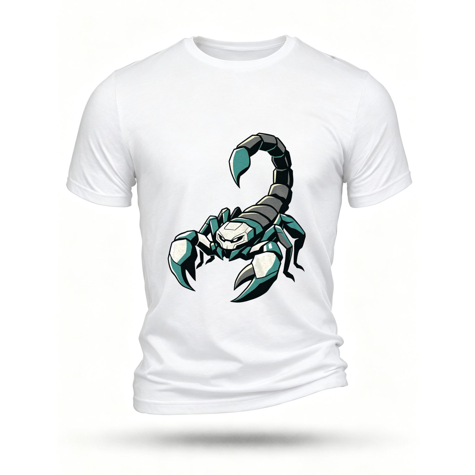 White T-shirt, front print
