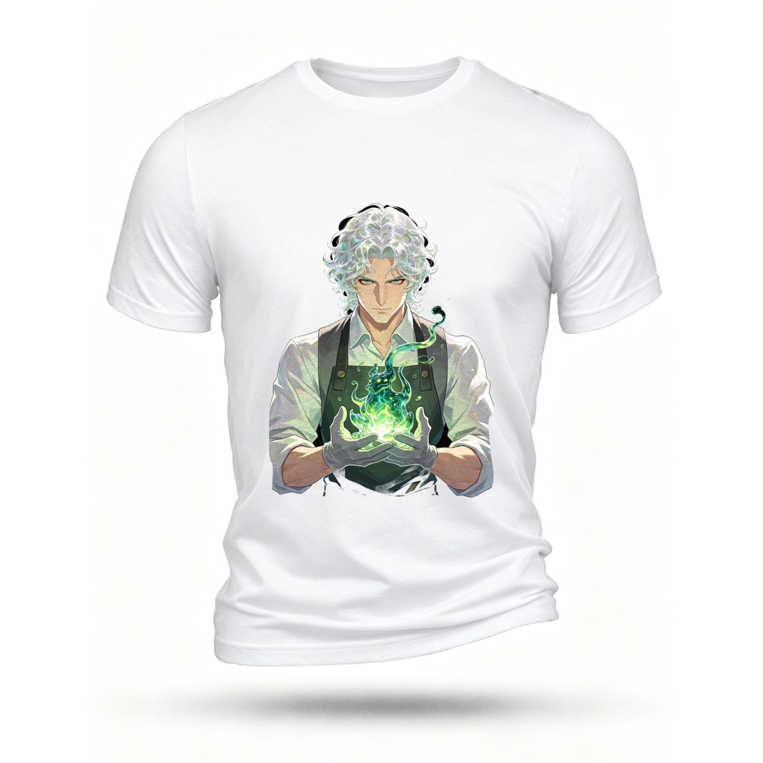 White T-shirt, front print