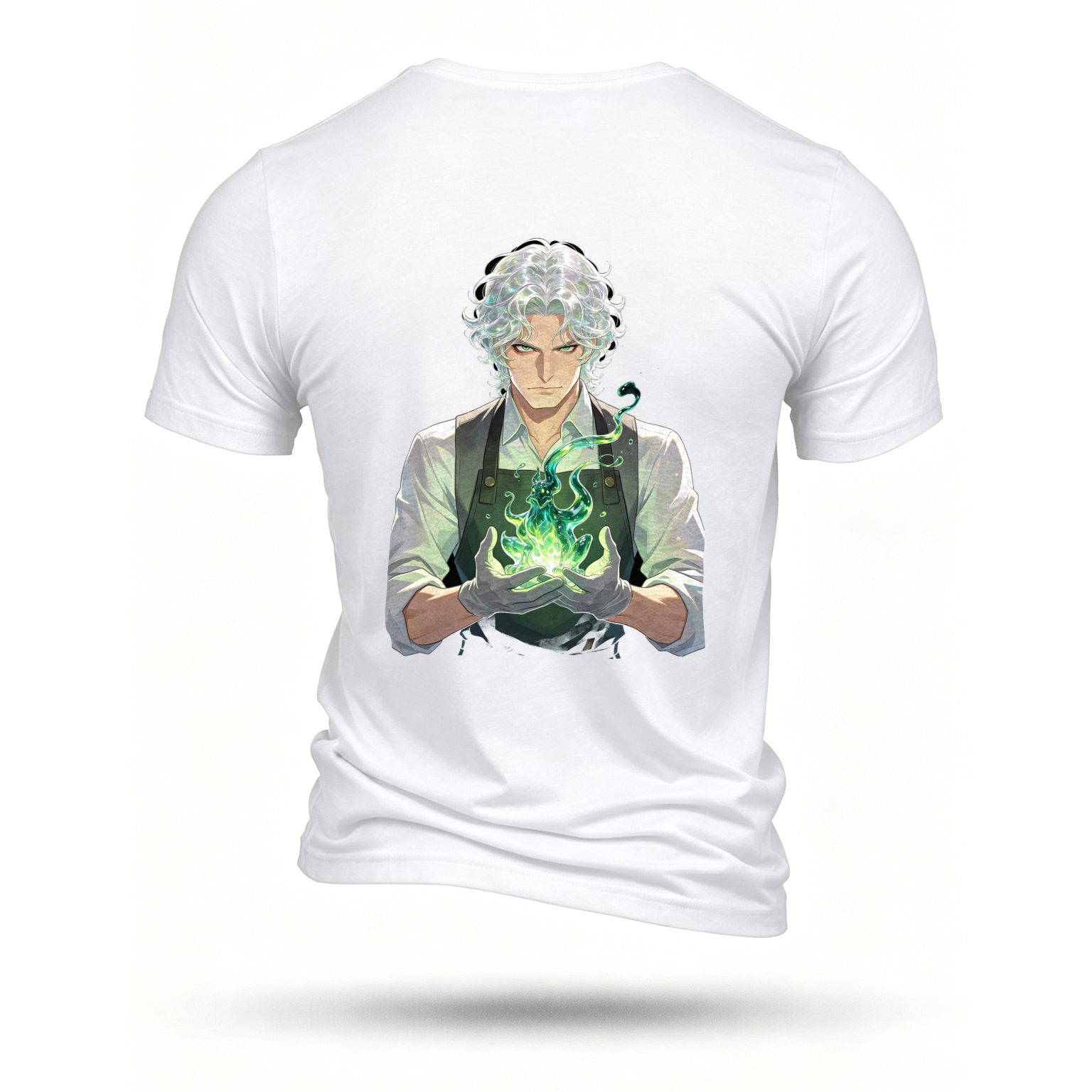 White T-shirt, back print