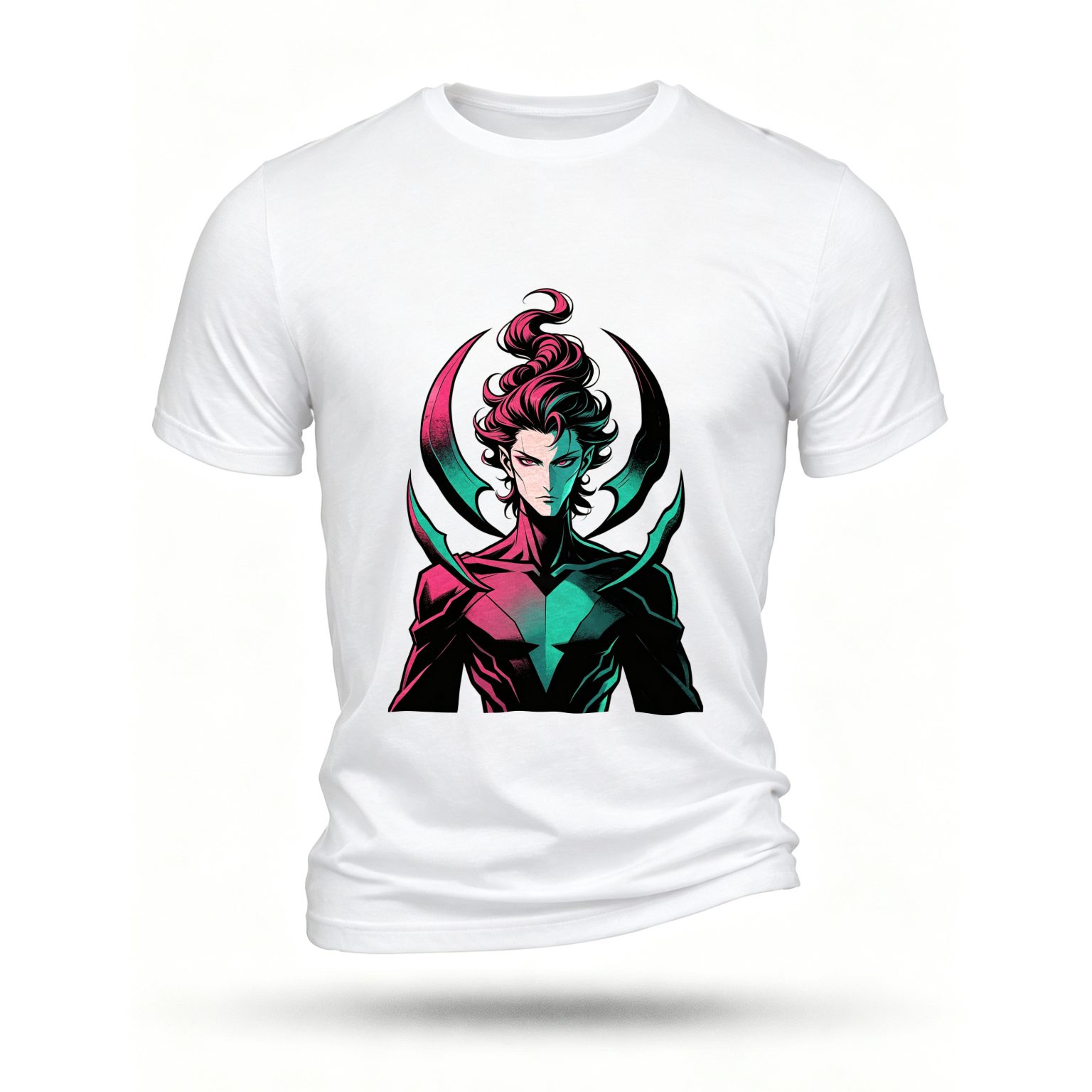 White T-shirt, front print
