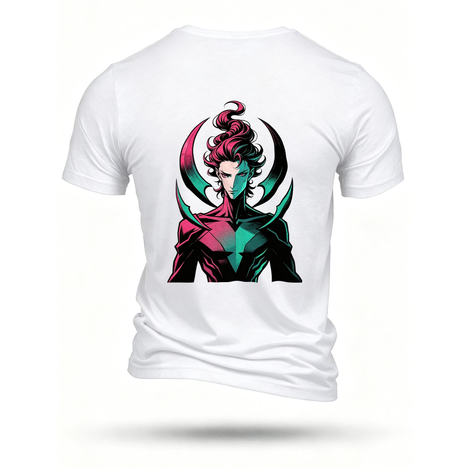 White T-shirt, back print