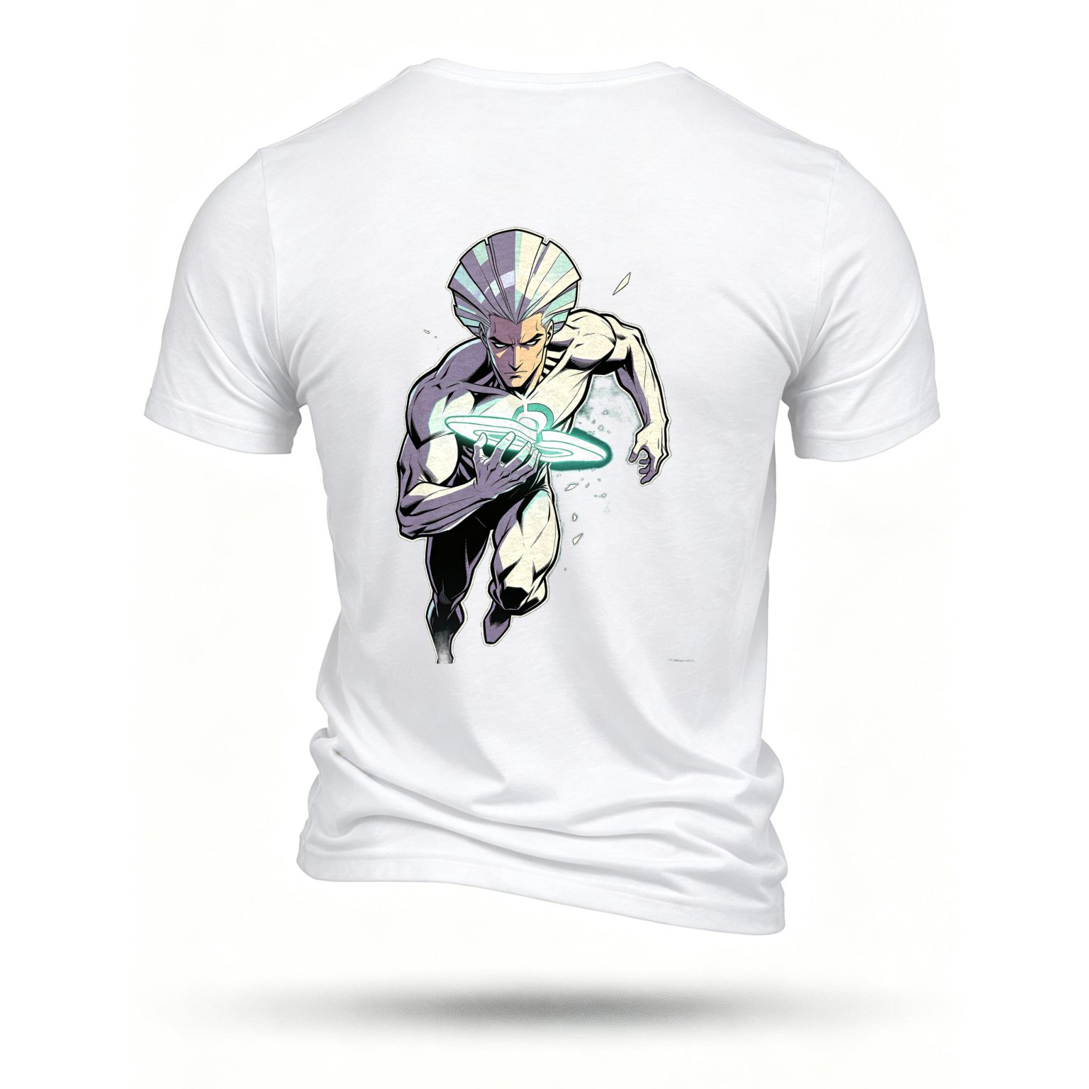 White T-shirt, back print