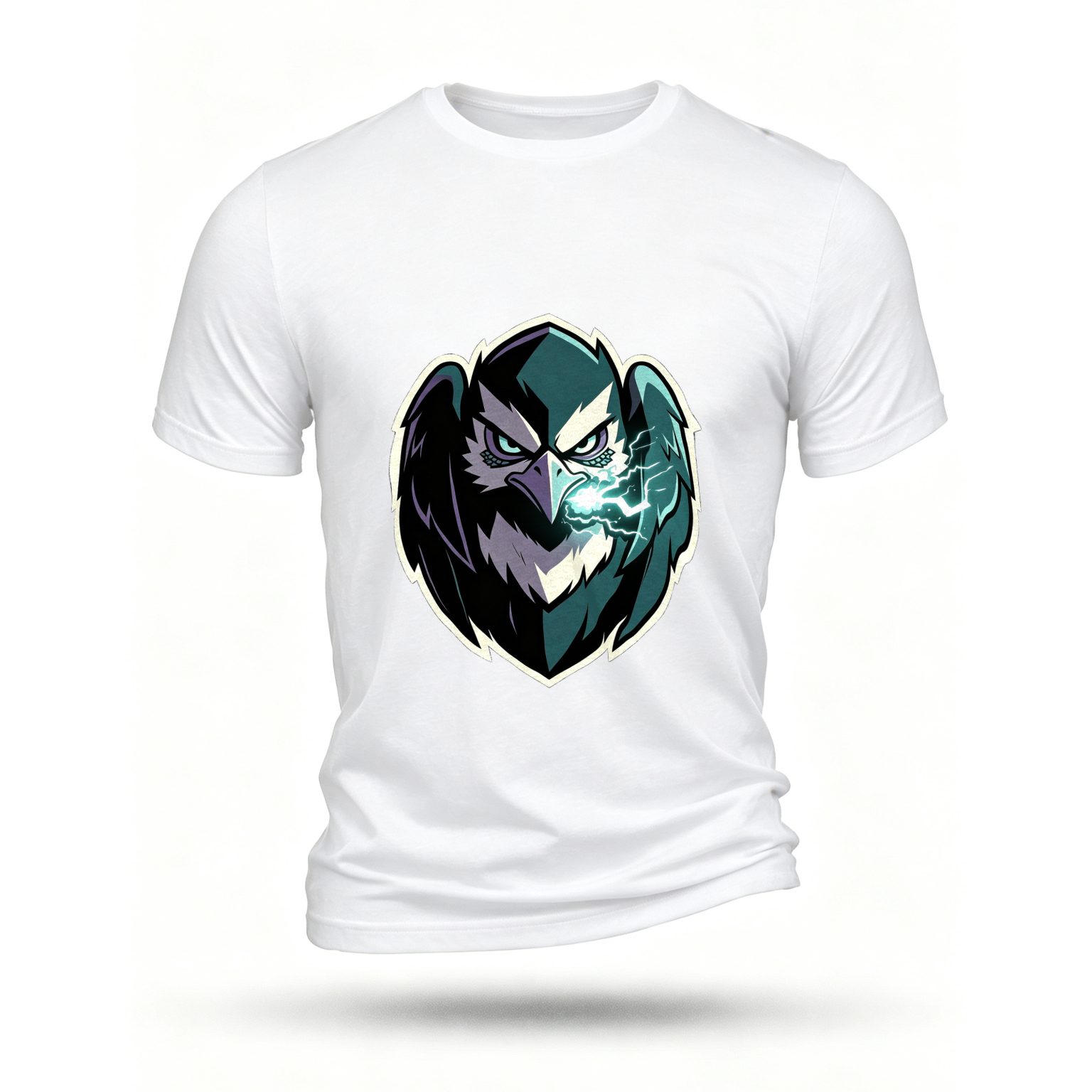 White T-shirt, front print