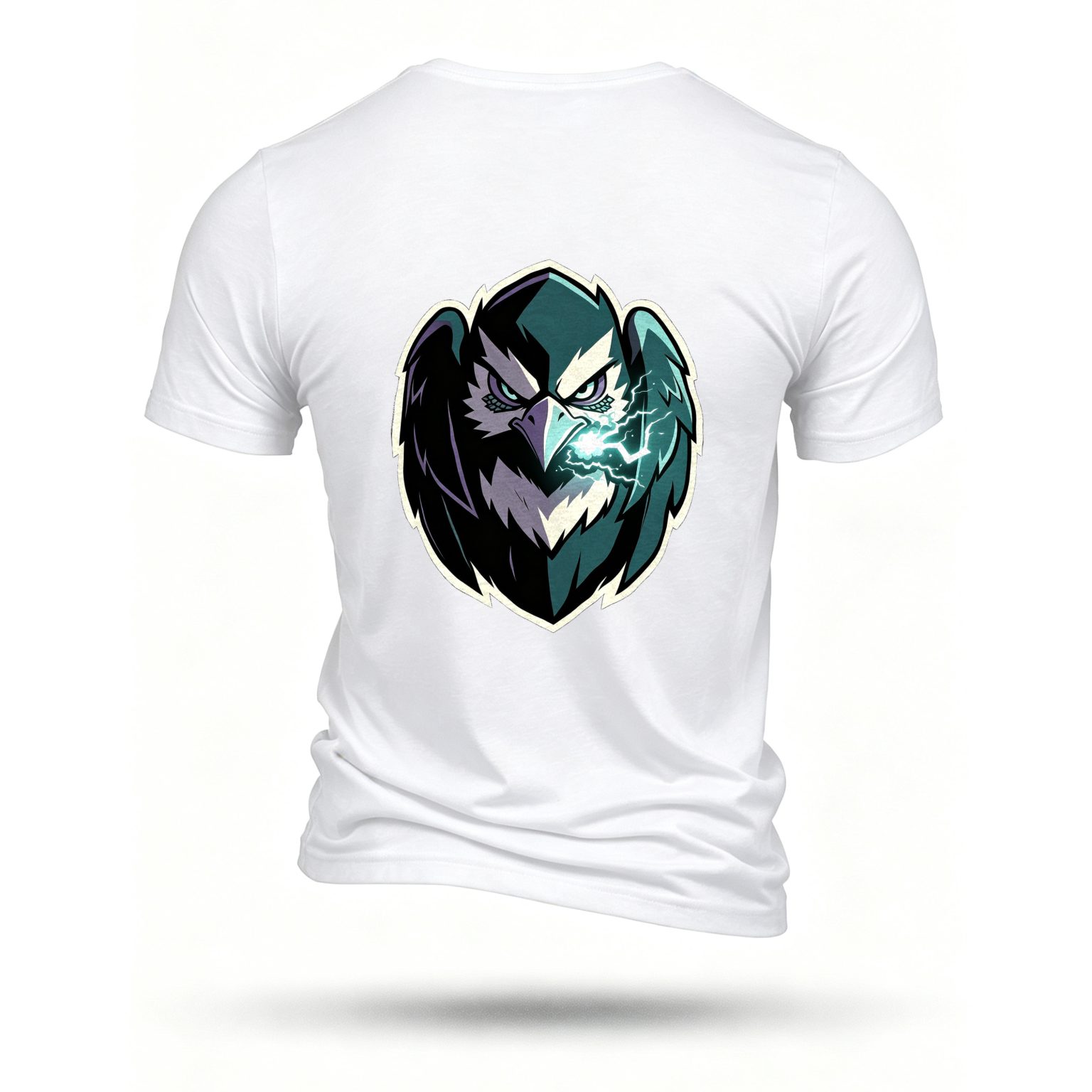 White T-shirt, back print