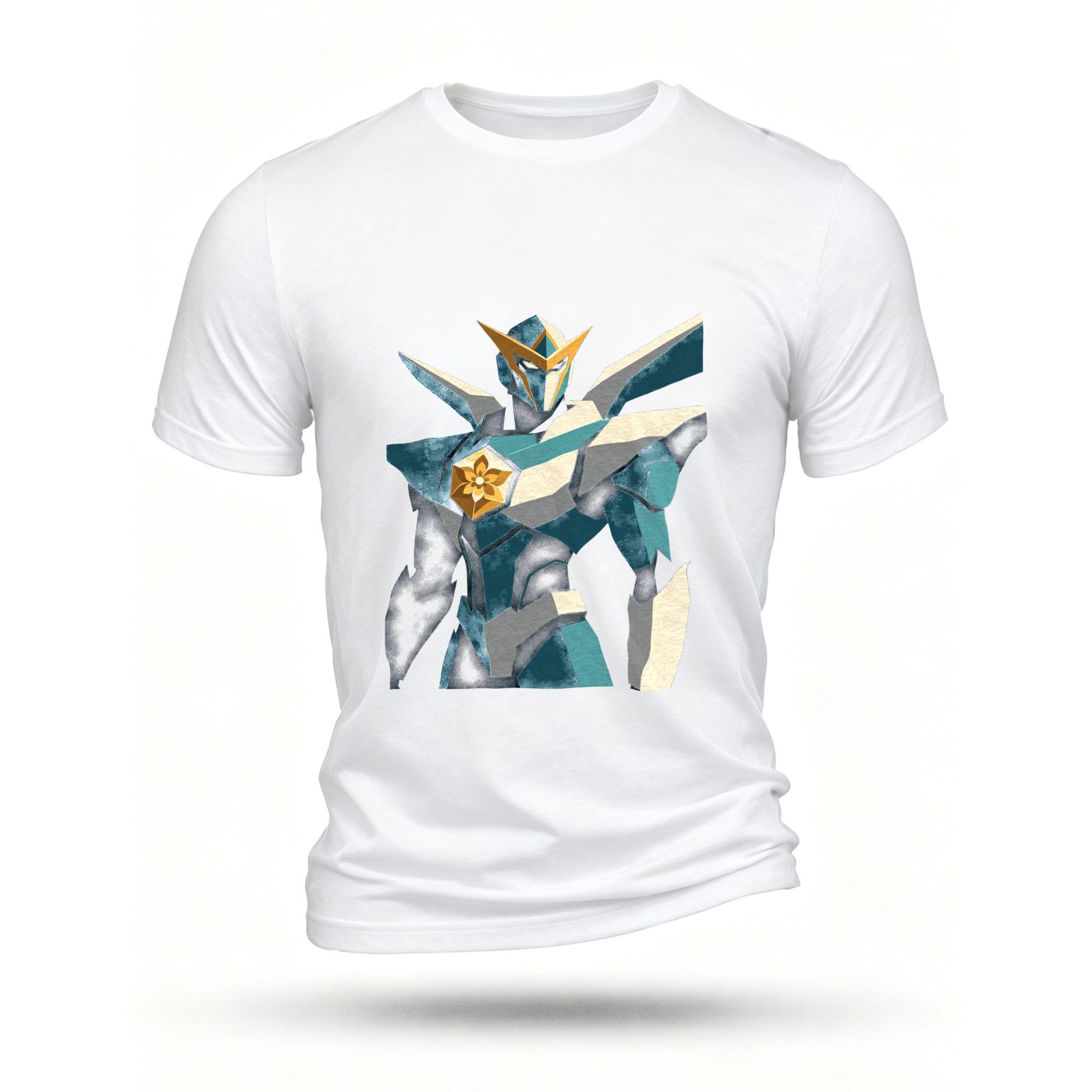 White T-shirt, front print