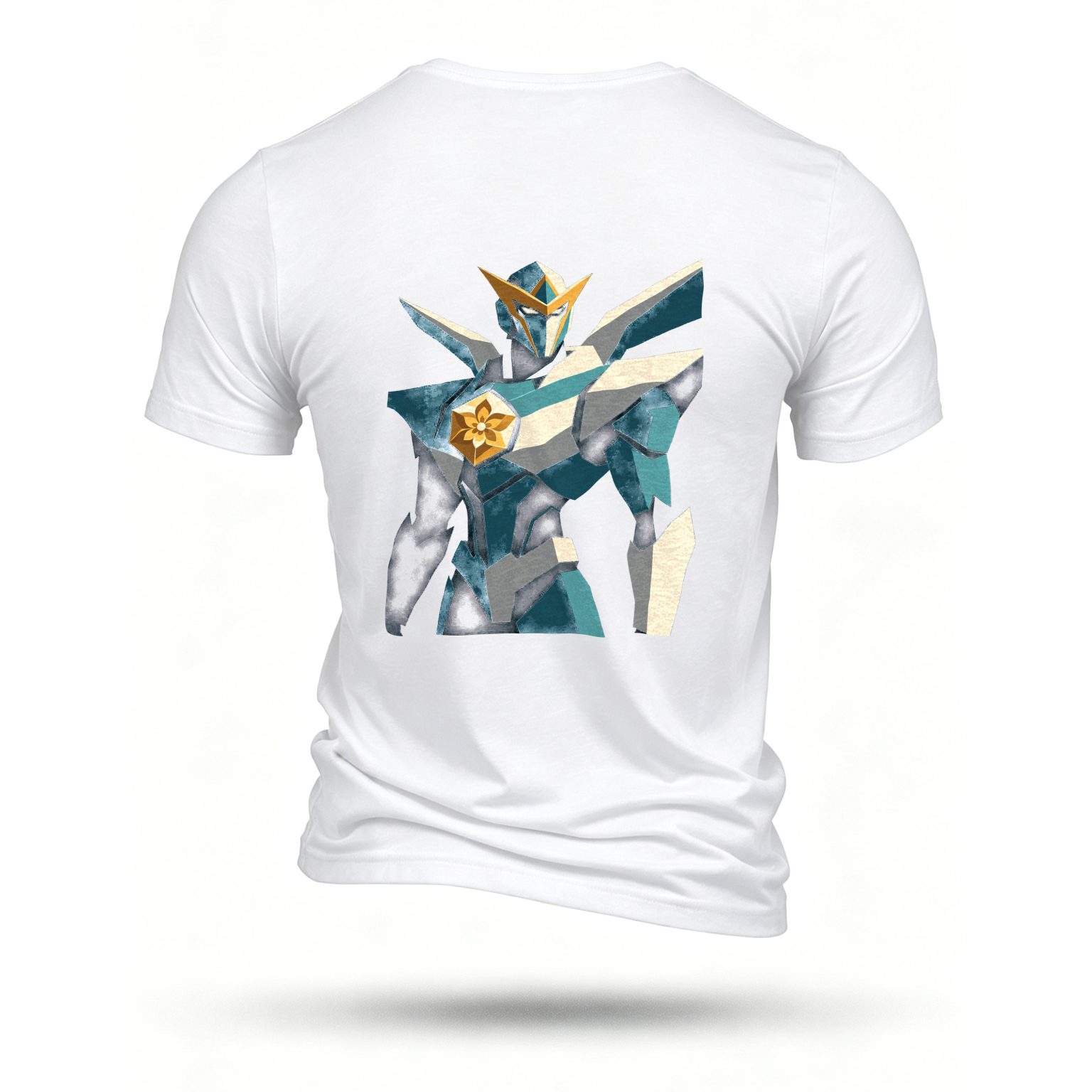 White T-shirt, back print