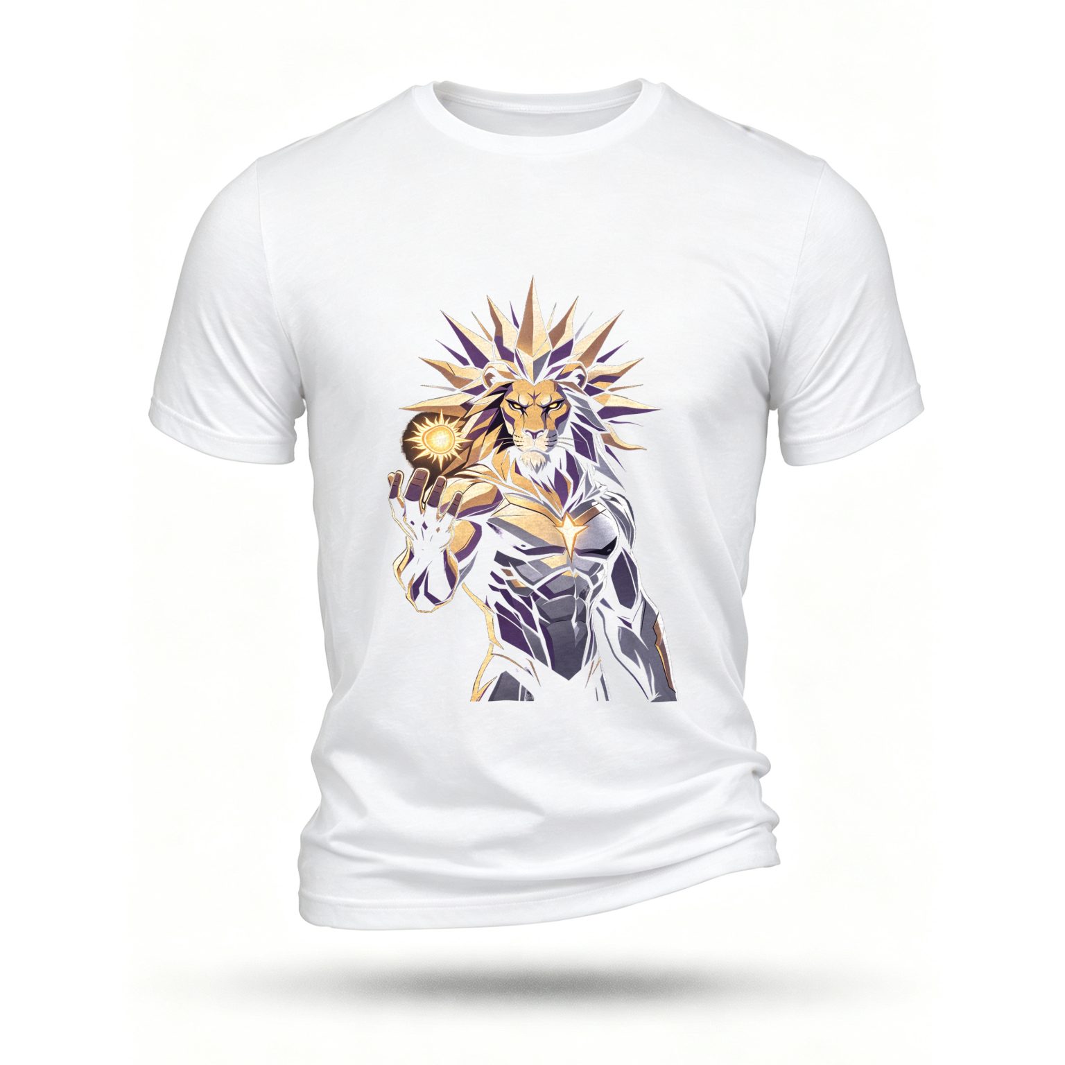 White T-shirt, front print