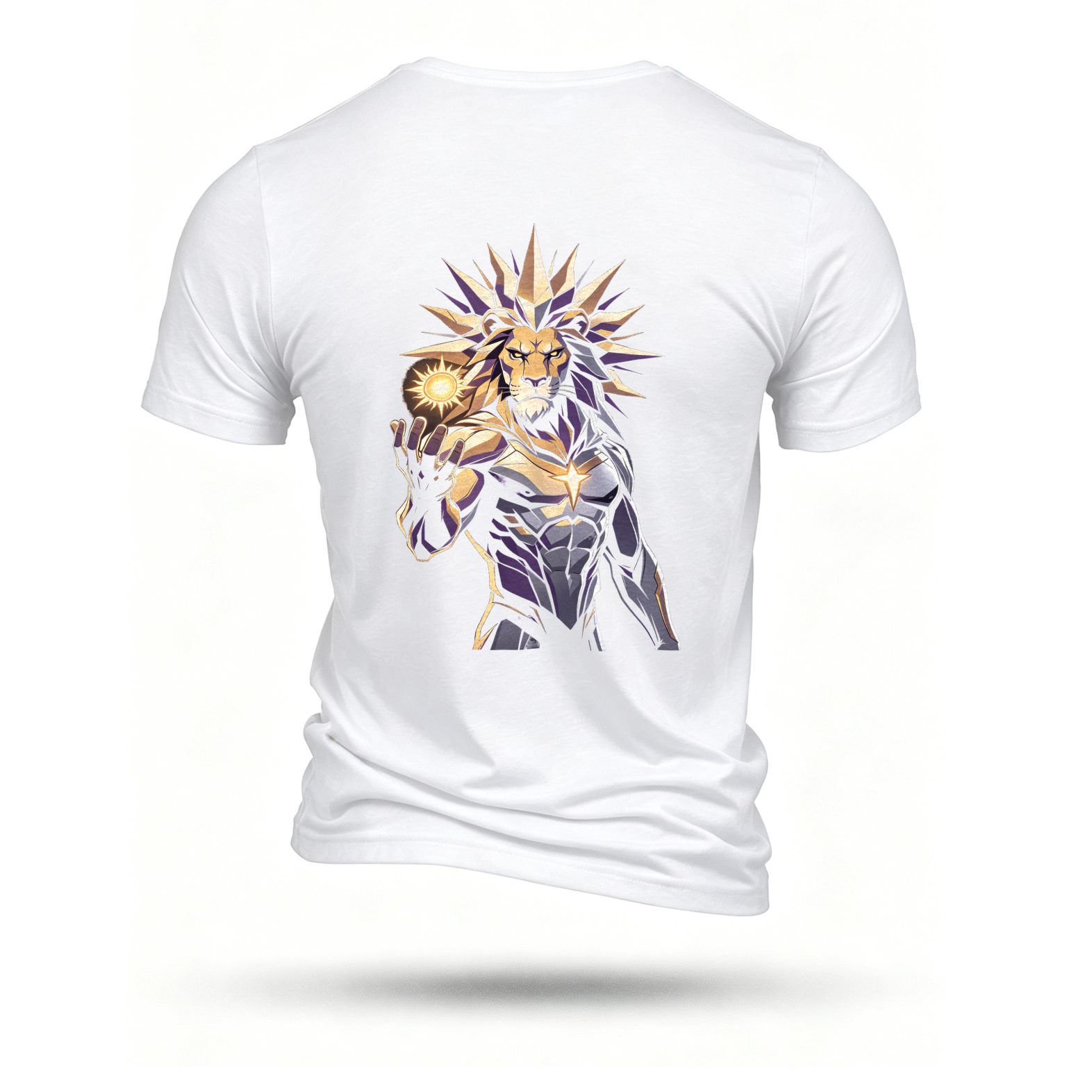 White T-shirt, back print