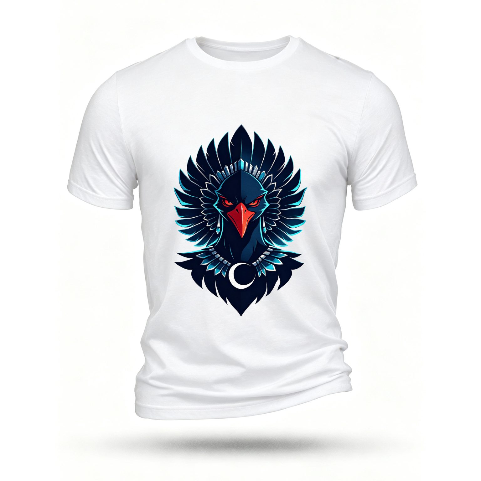 White T-shirt, front print