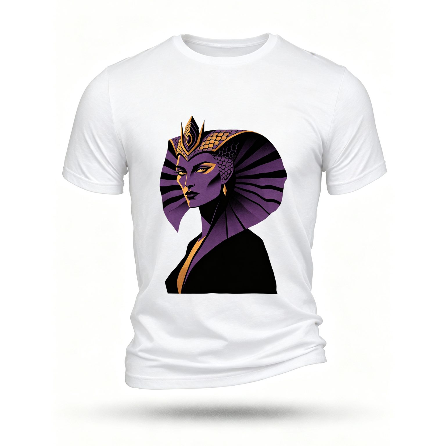 White T-shirt, front print