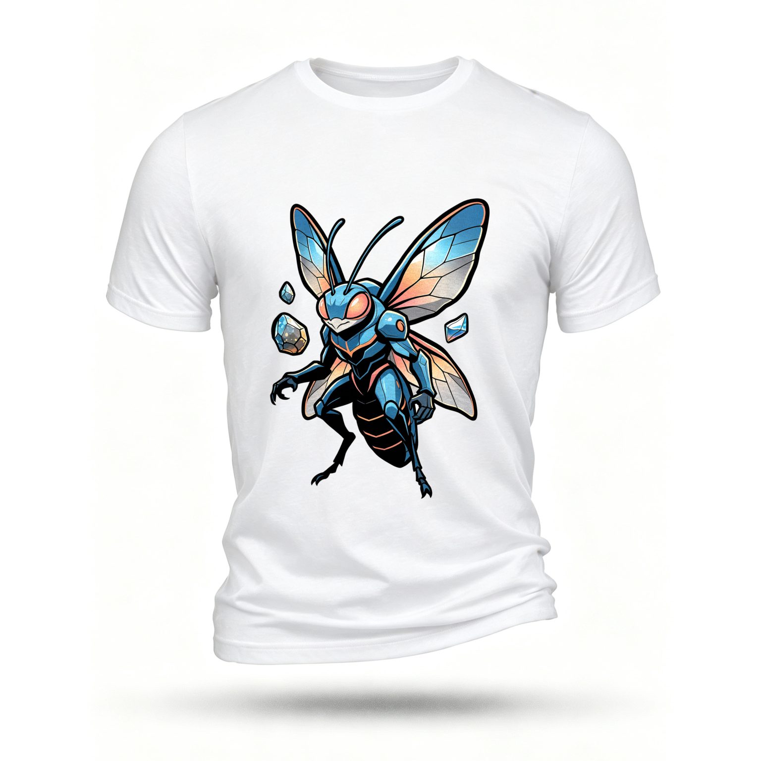 White T-shirt, front print