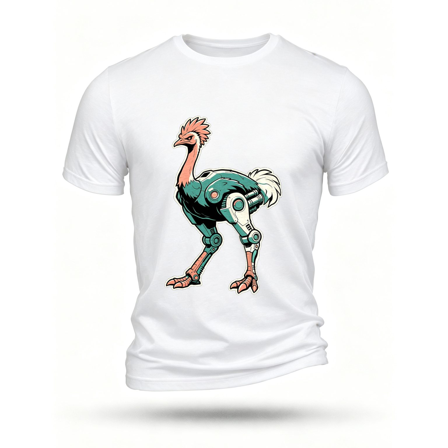 White T-shirt, front print