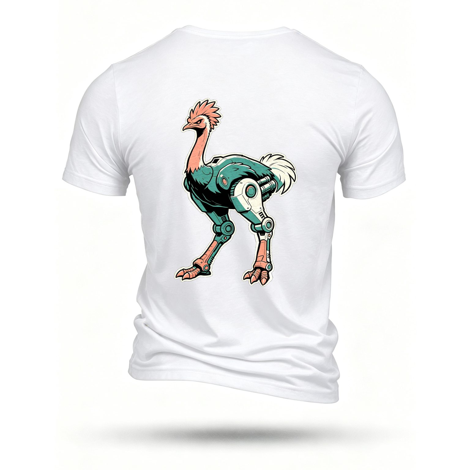 White T-shirt, back print