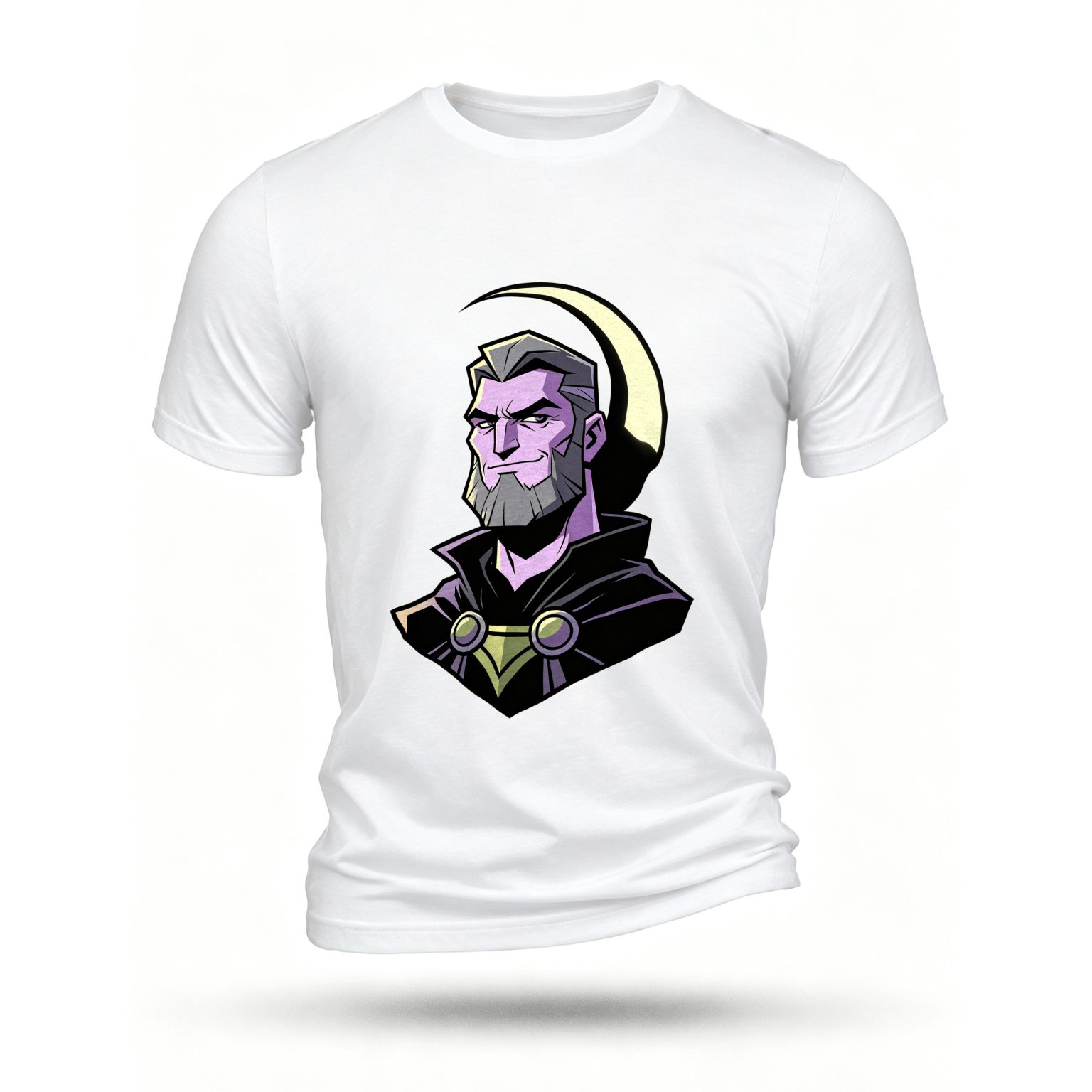 White T-shirt, front print