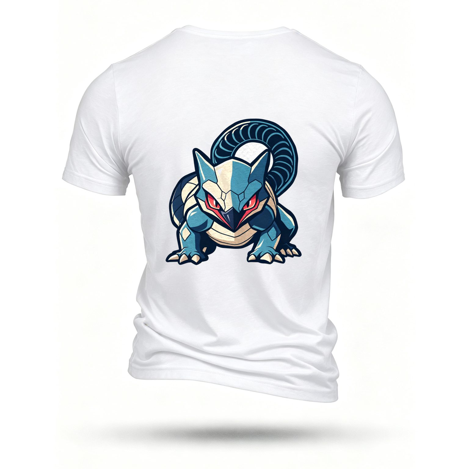 White T-shirt, back print