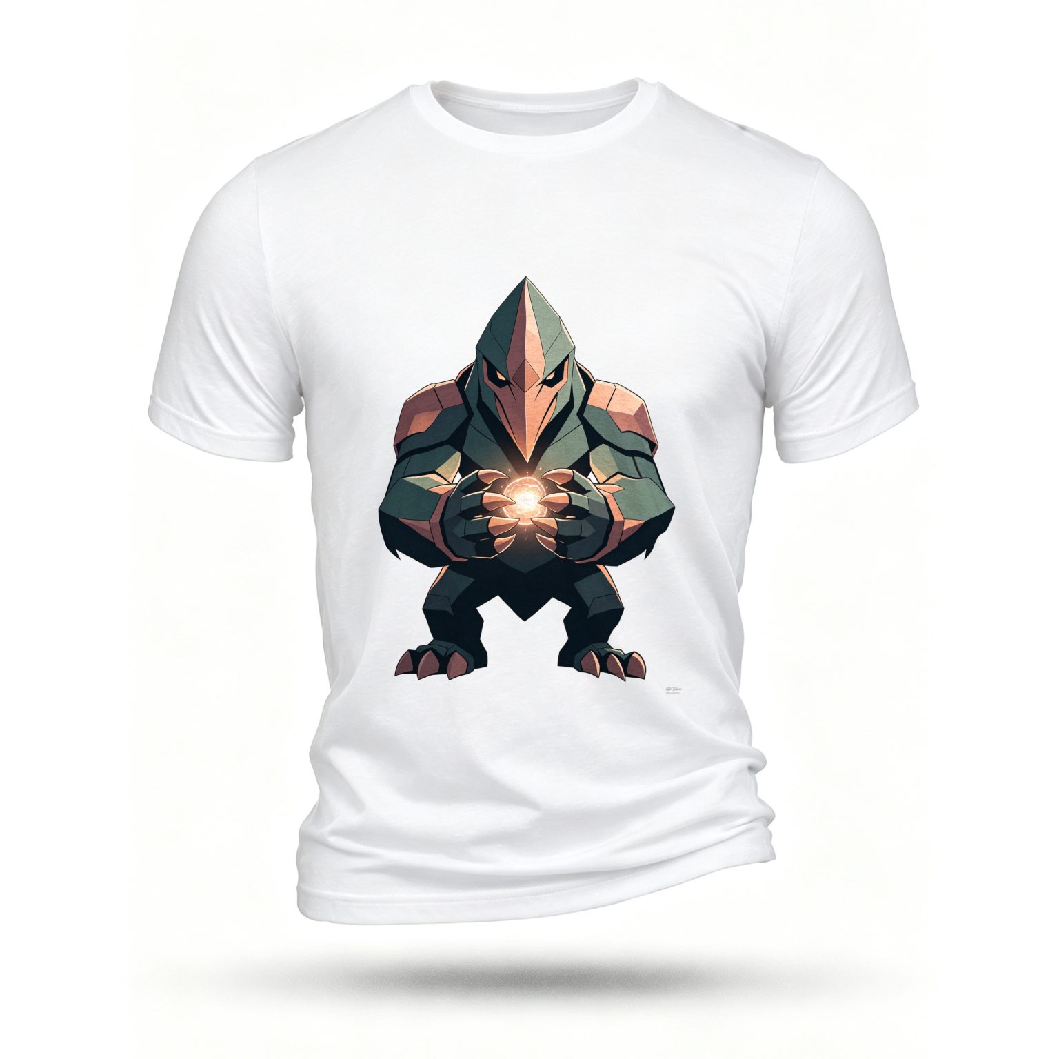 White T-shirt, front print