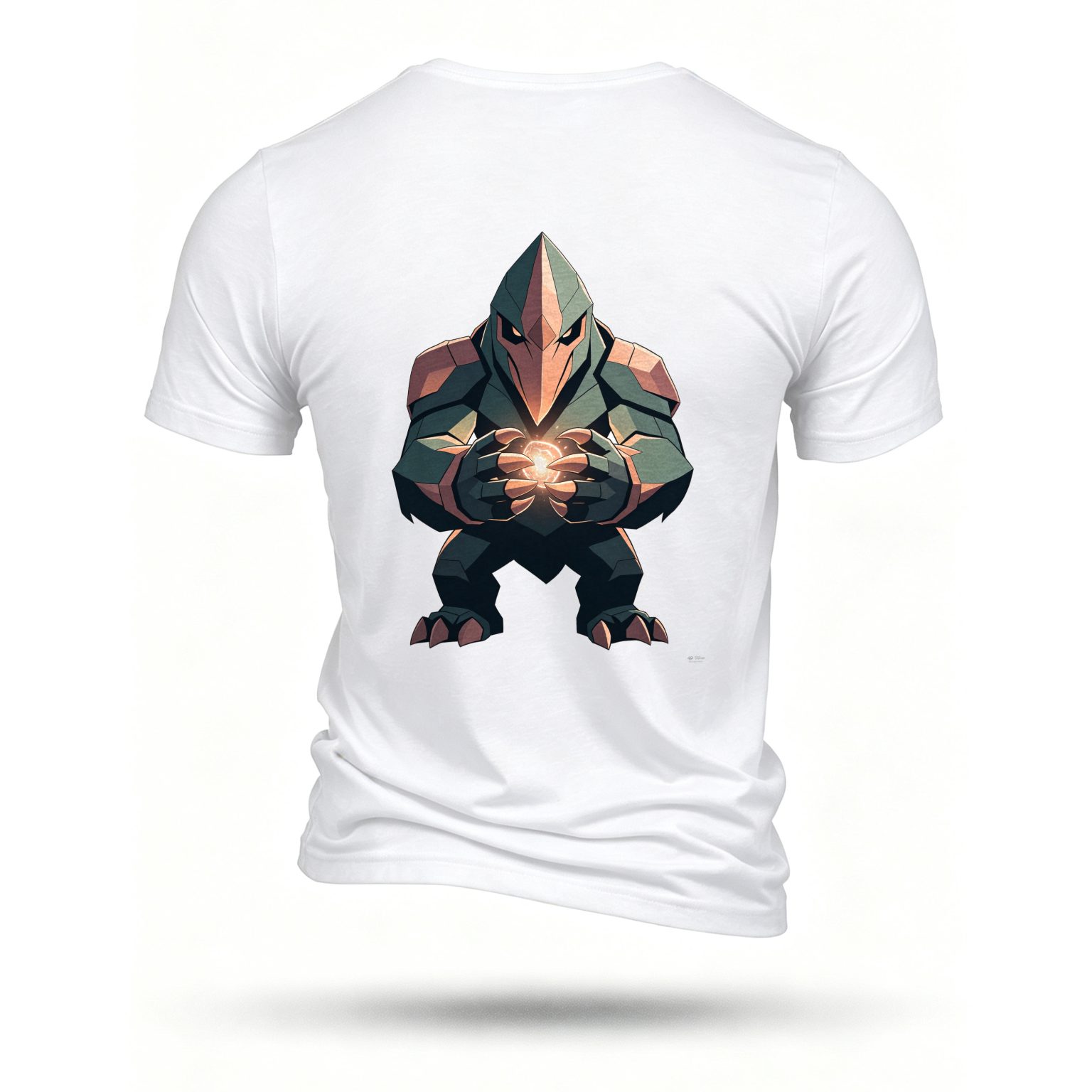 White T-shirt, back print