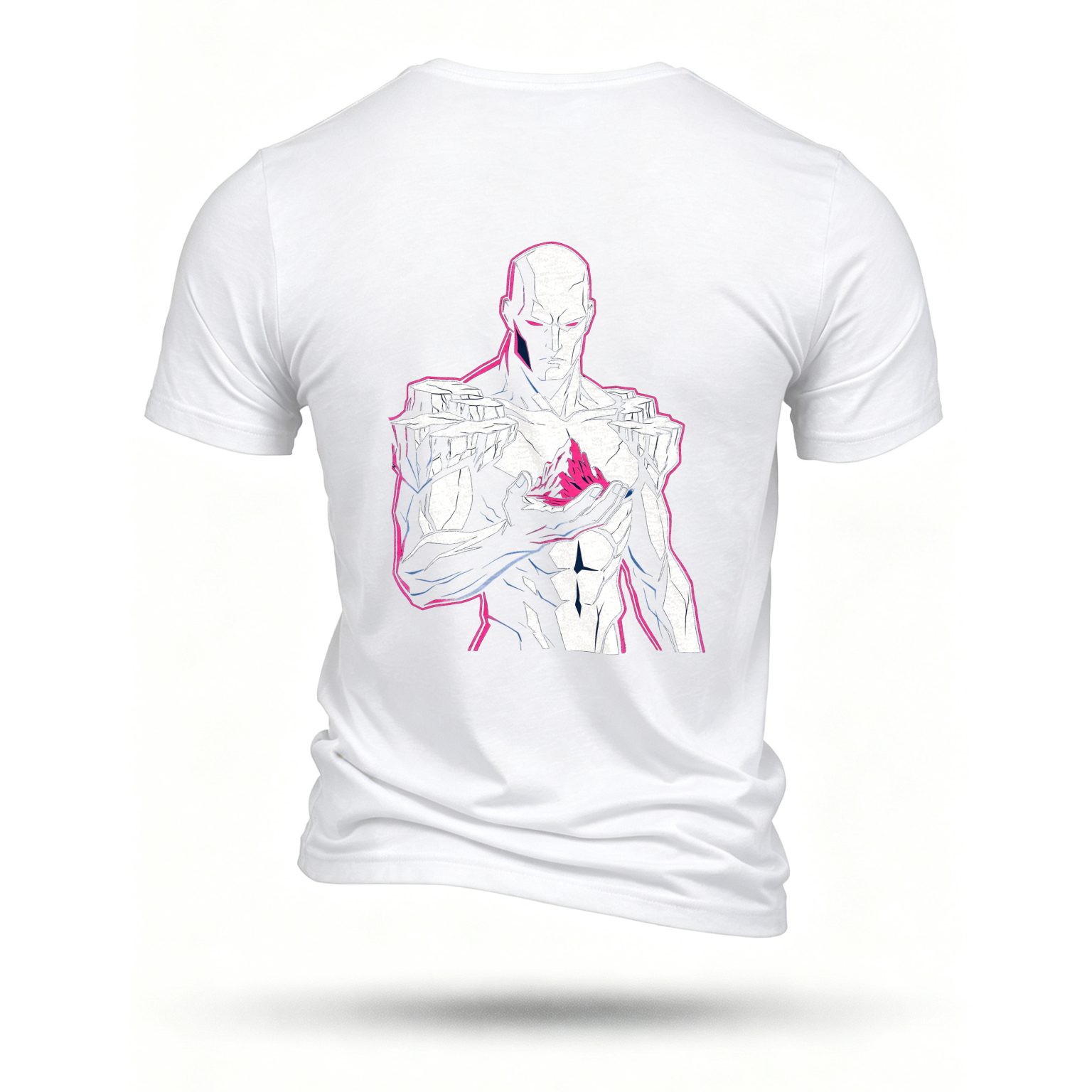 White T-shirt, back print