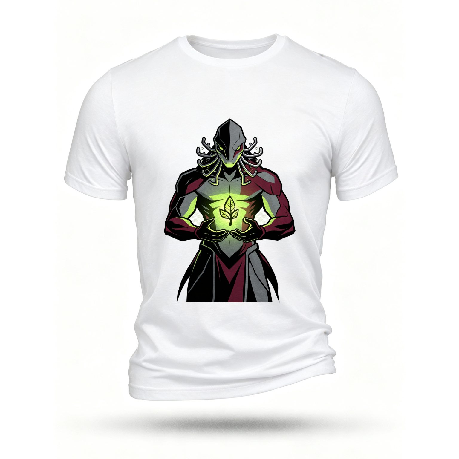 White T-shirt, front print