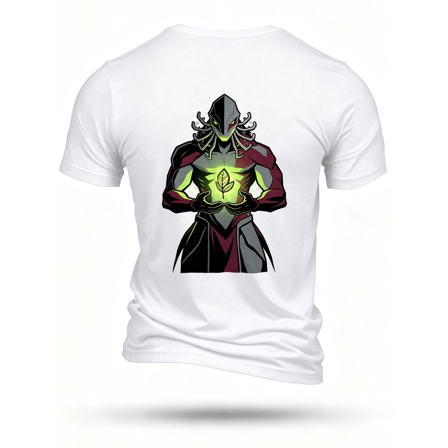 White T-shirt, back print