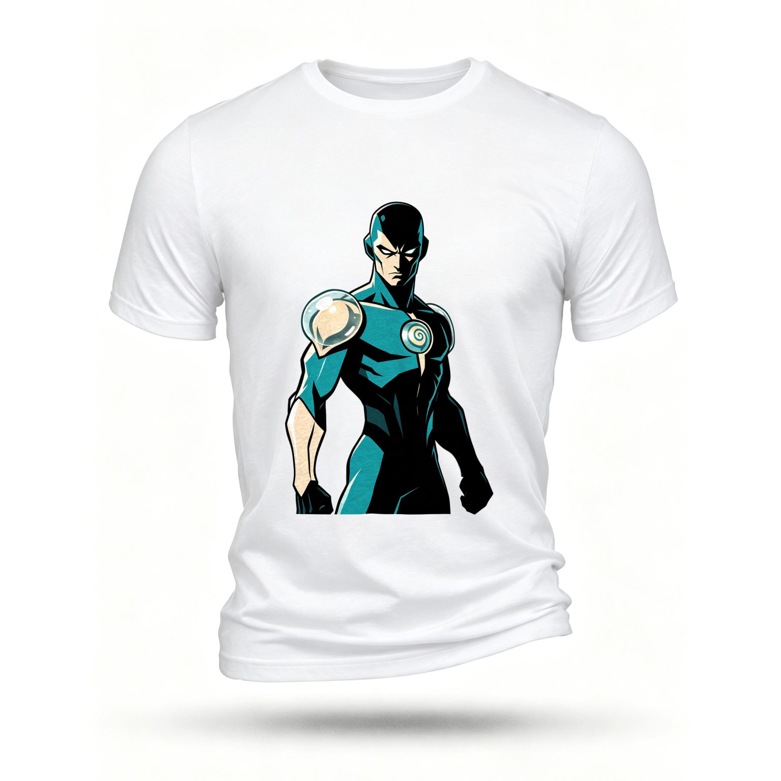 White T-shirt, front print