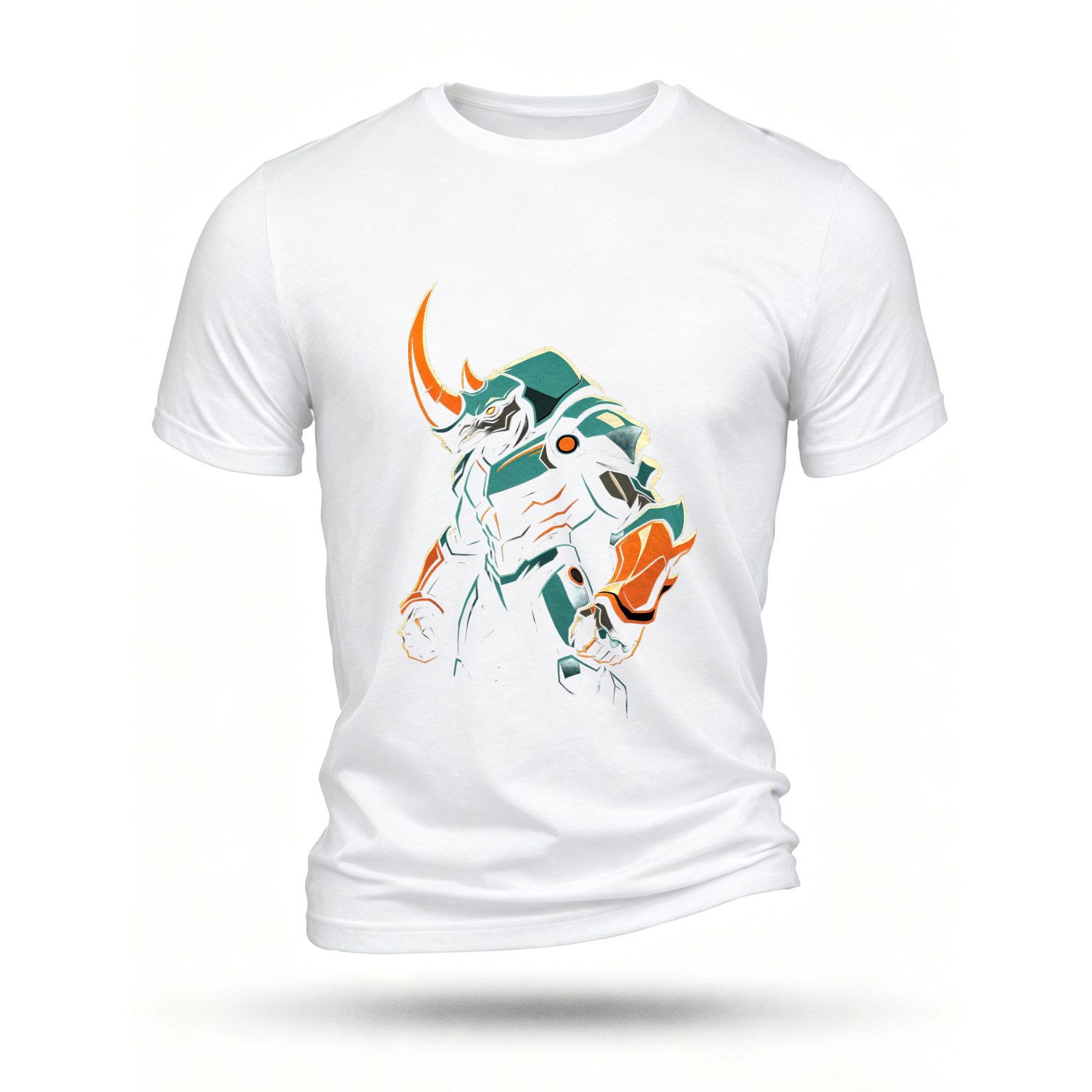White T-shirt, front print