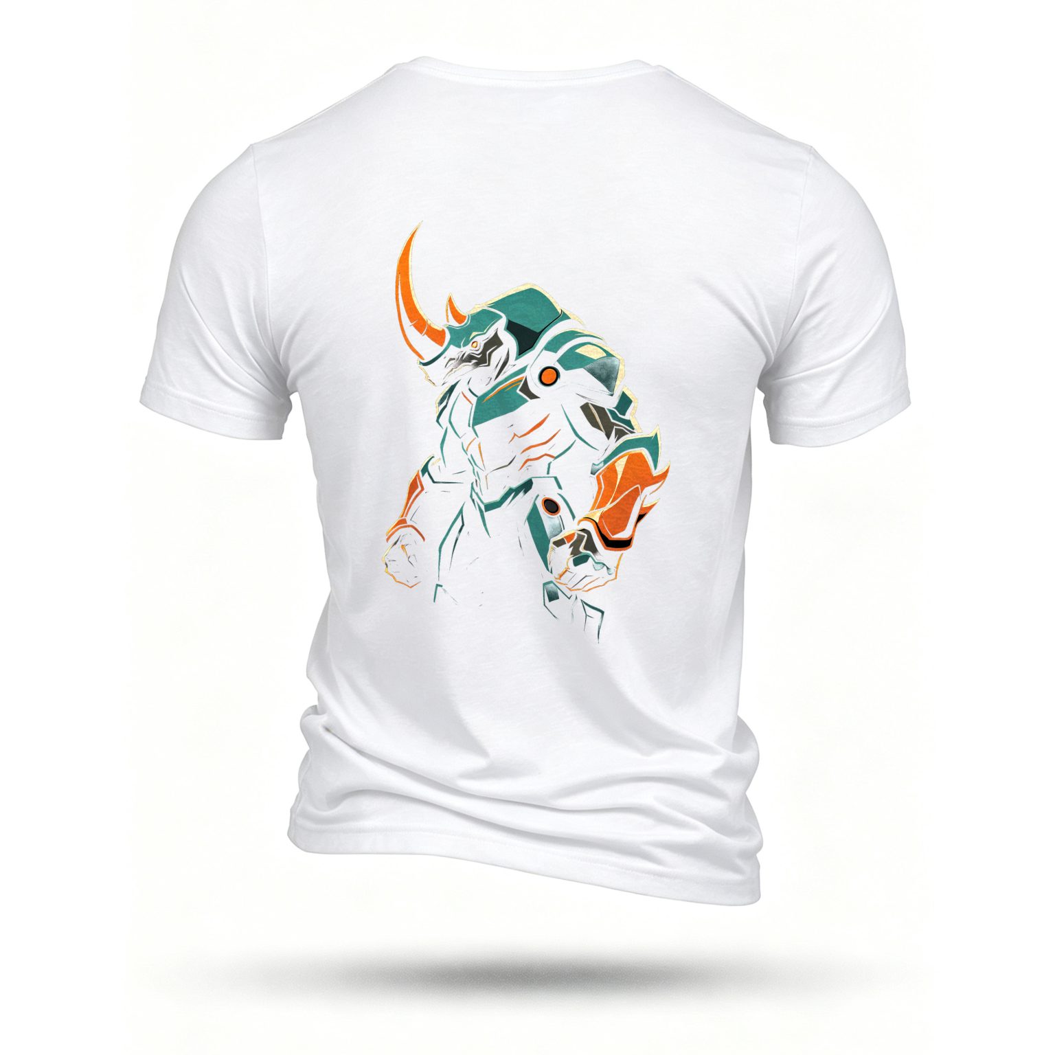 White T-shirt, back print
