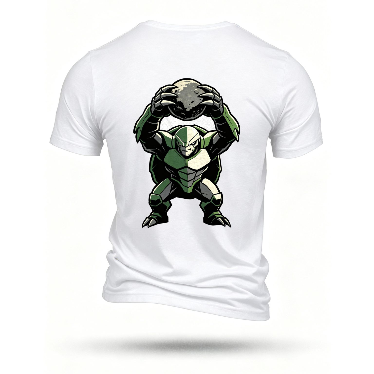 White T-shirt, back print