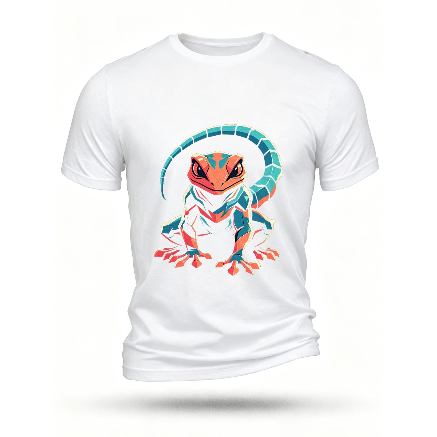White T-shirt, front print