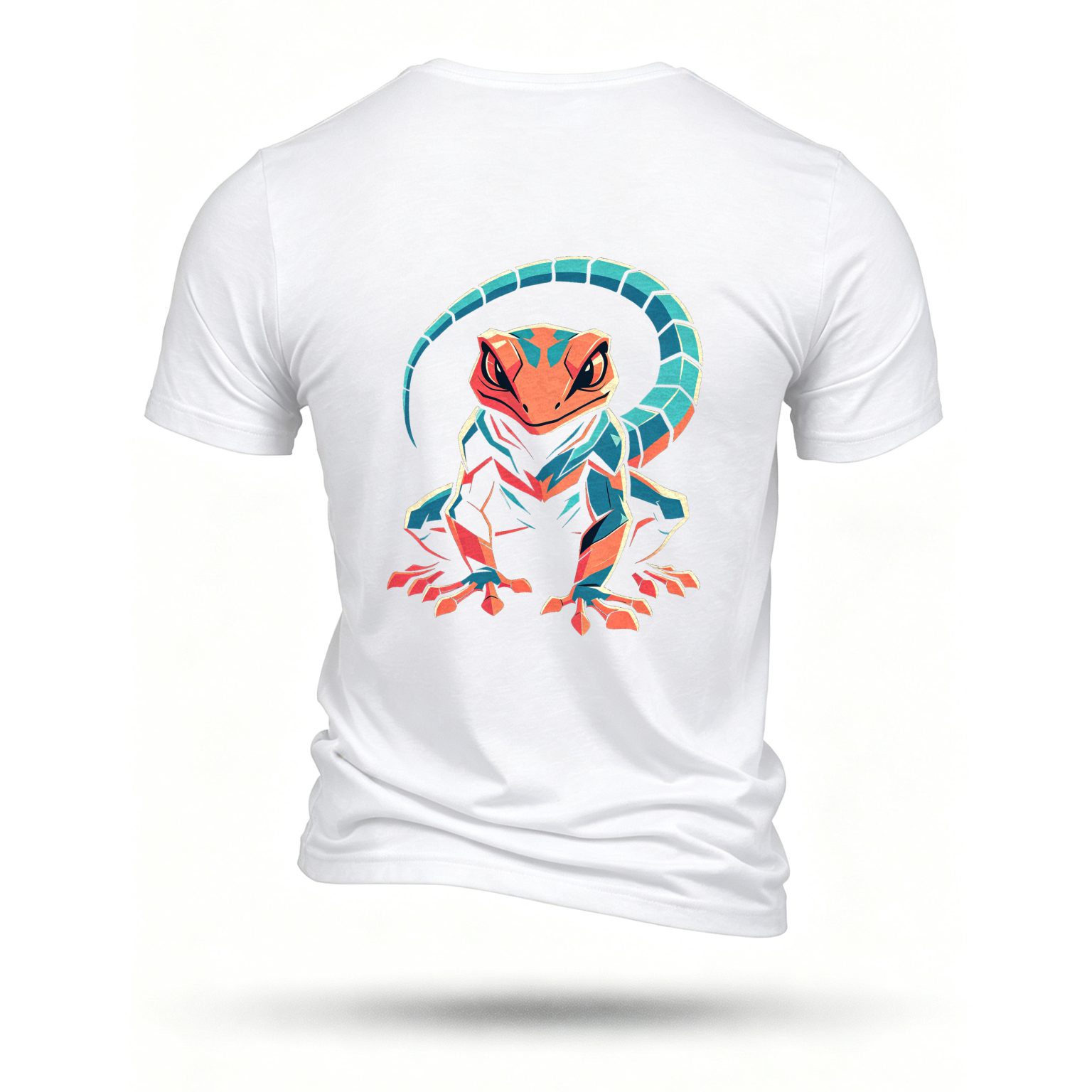 White T-shirt, back print
